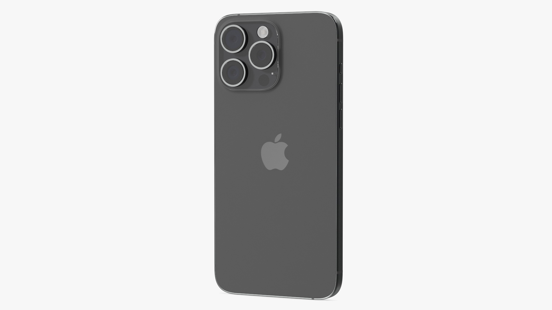 3D Apple IPhone 15 Pro Max Black Titanium model