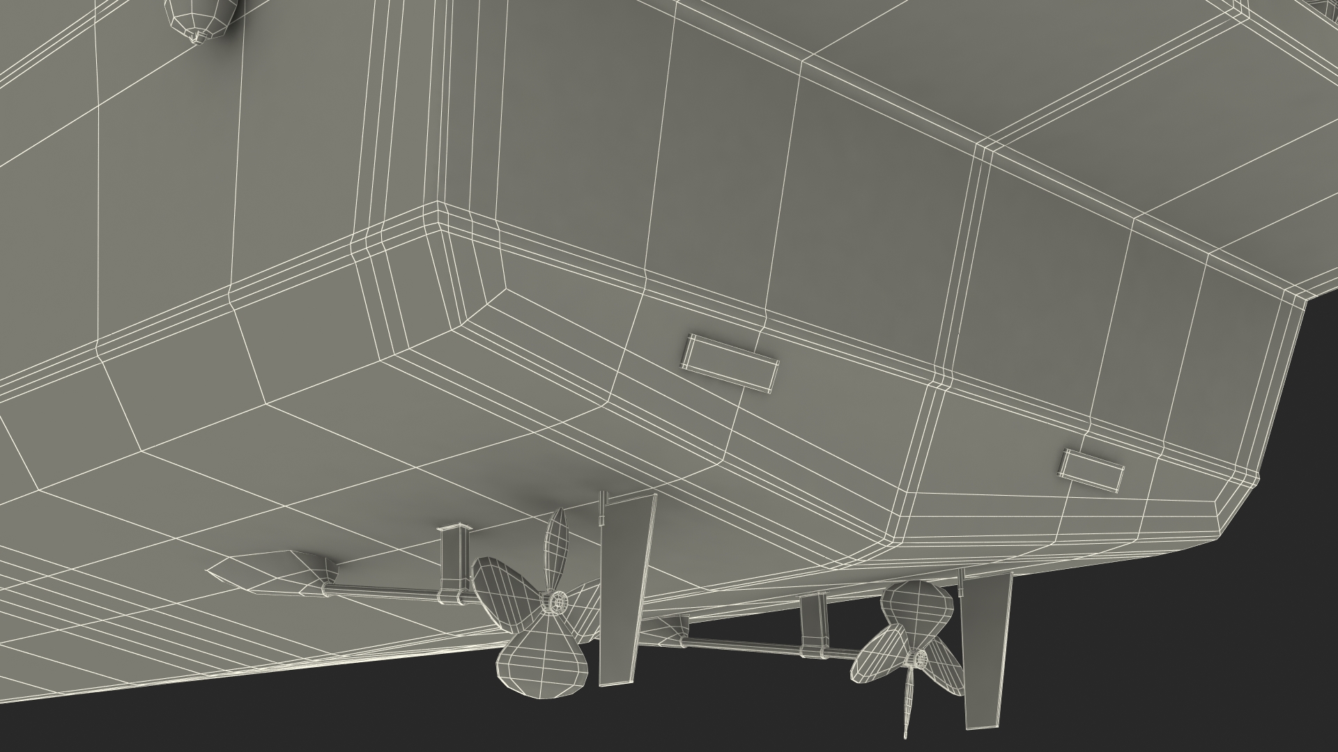 3D model Excursion Boat Green