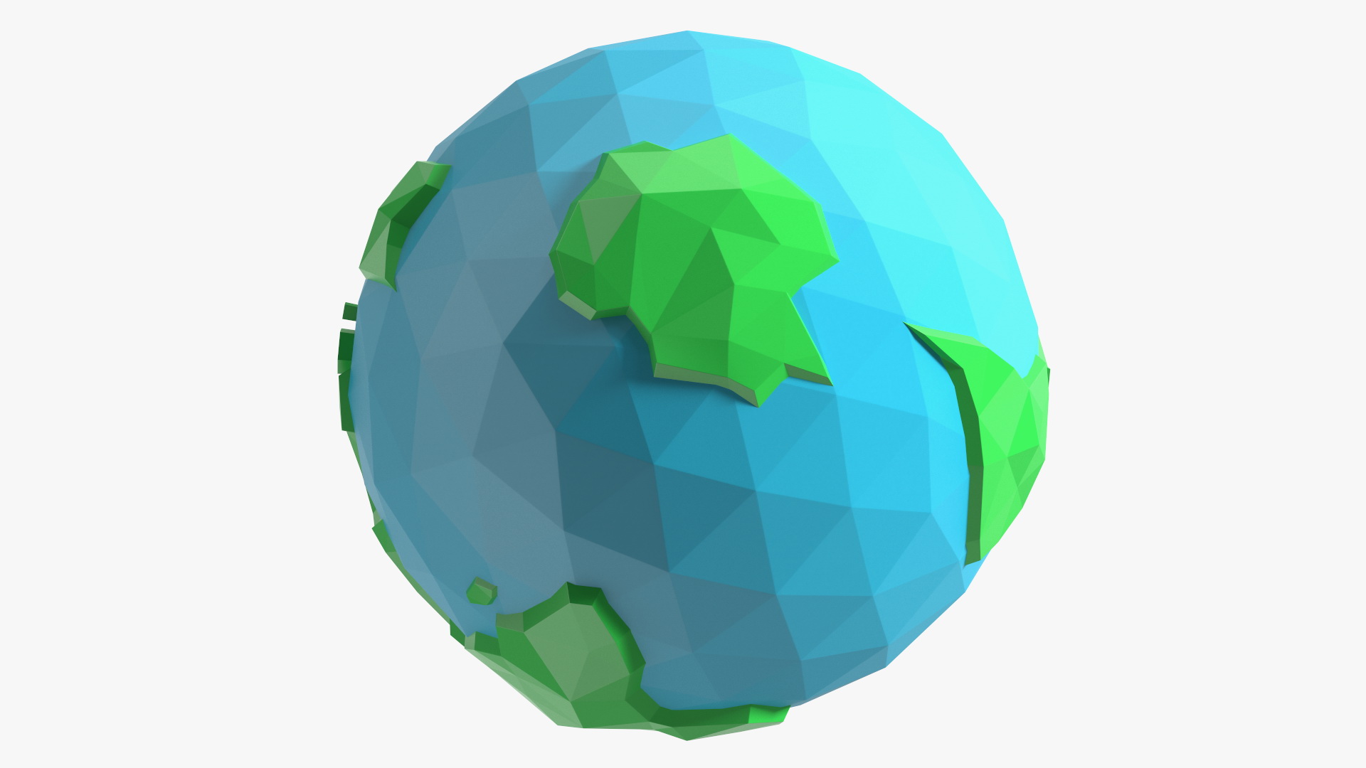 Cartoon Stylized Earth 3D