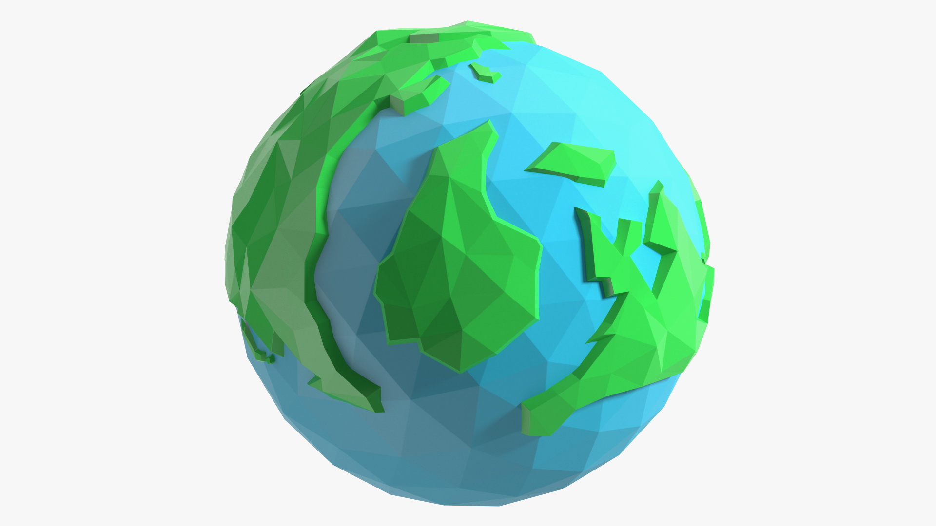Cartoon Stylized Earth 3D