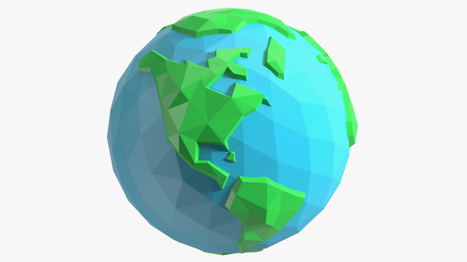 Cartoon Stylized Earth 3D