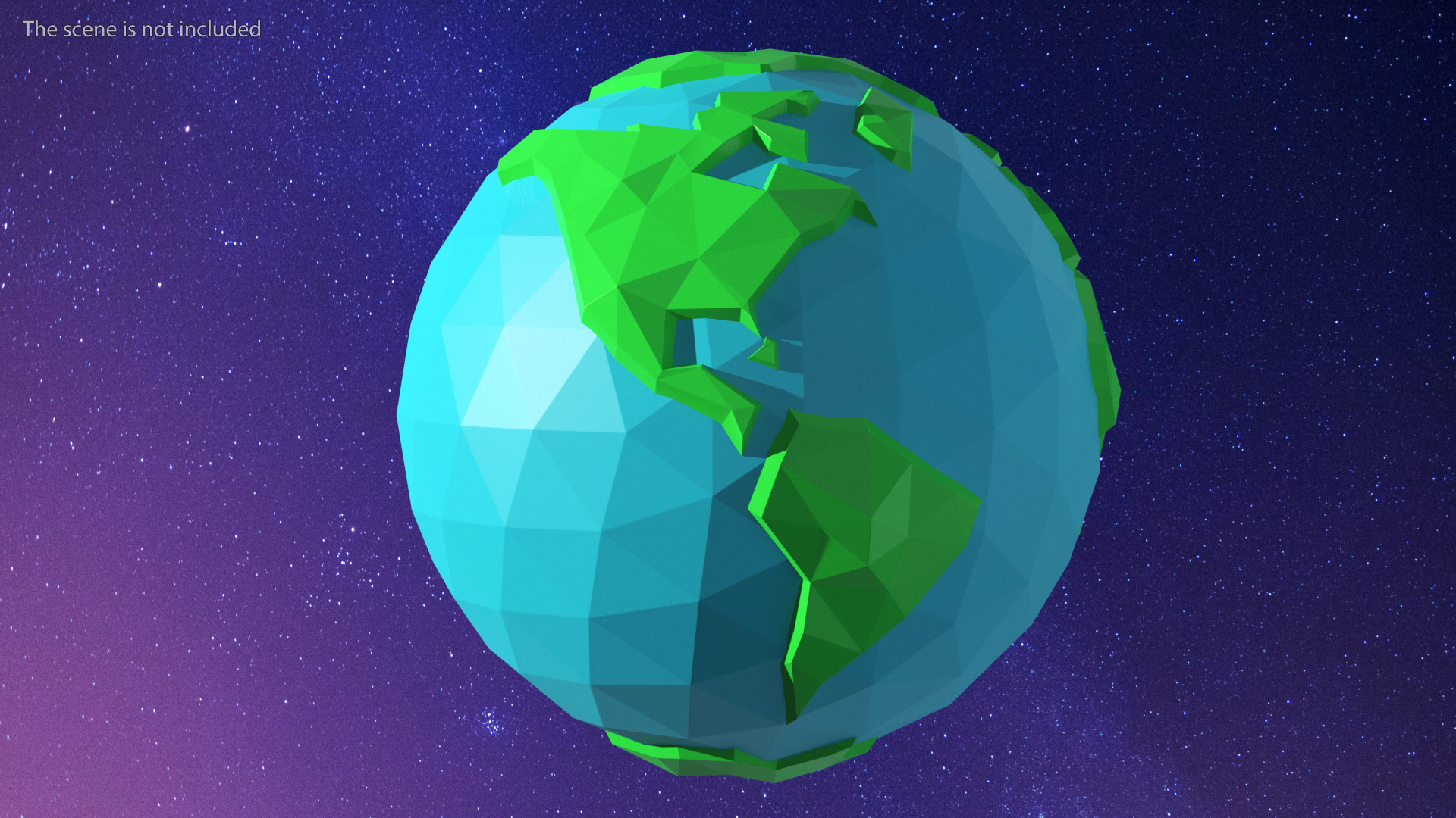 Cartoon Stylized Earth 3D