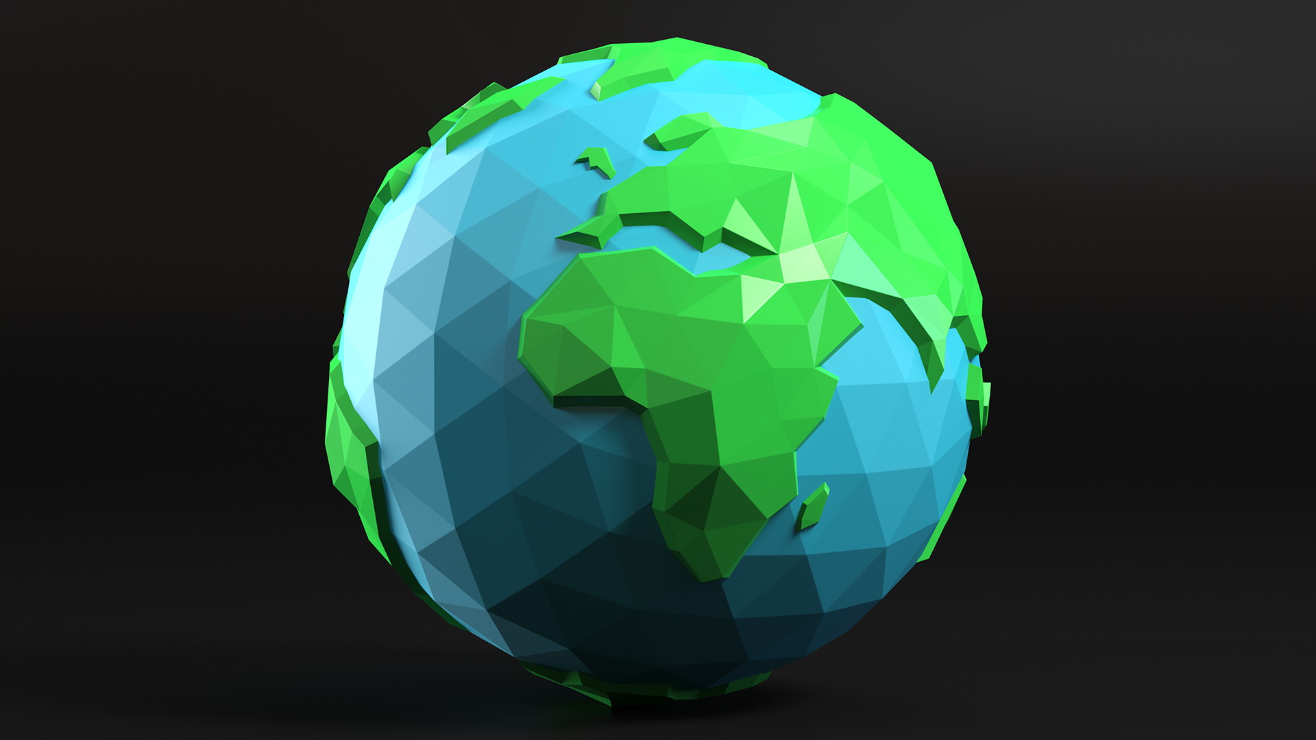 Cartoon Stylized Earth 3D