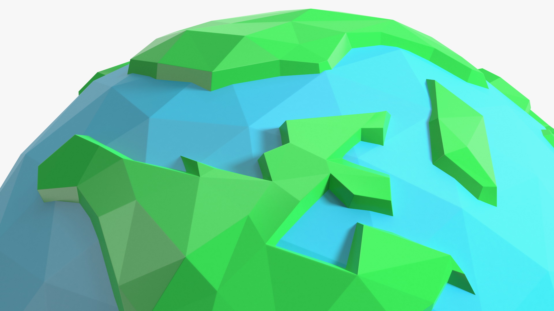 Cartoon Stylized Earth 3D