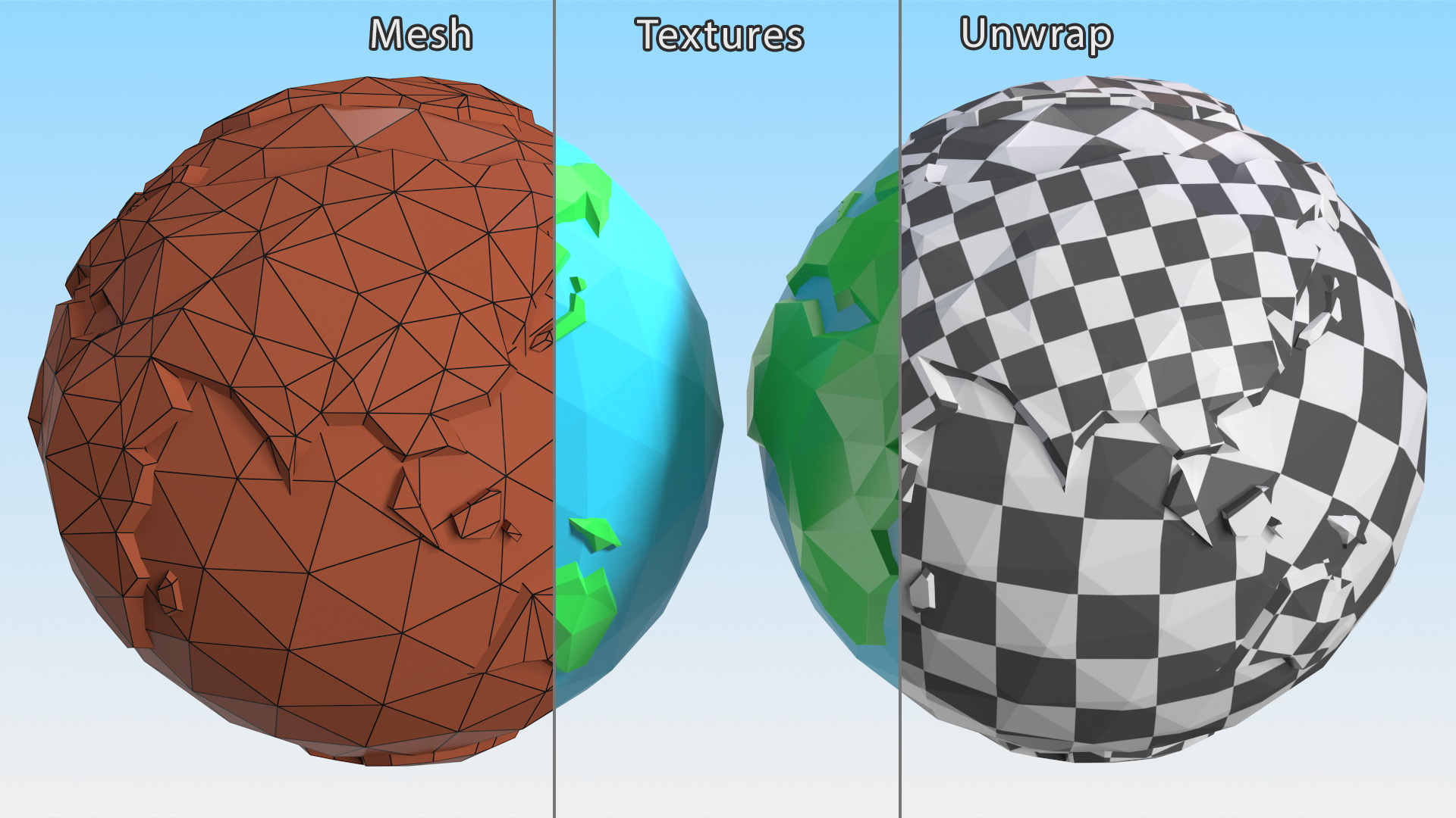 Cartoon Stylized Earth 3D