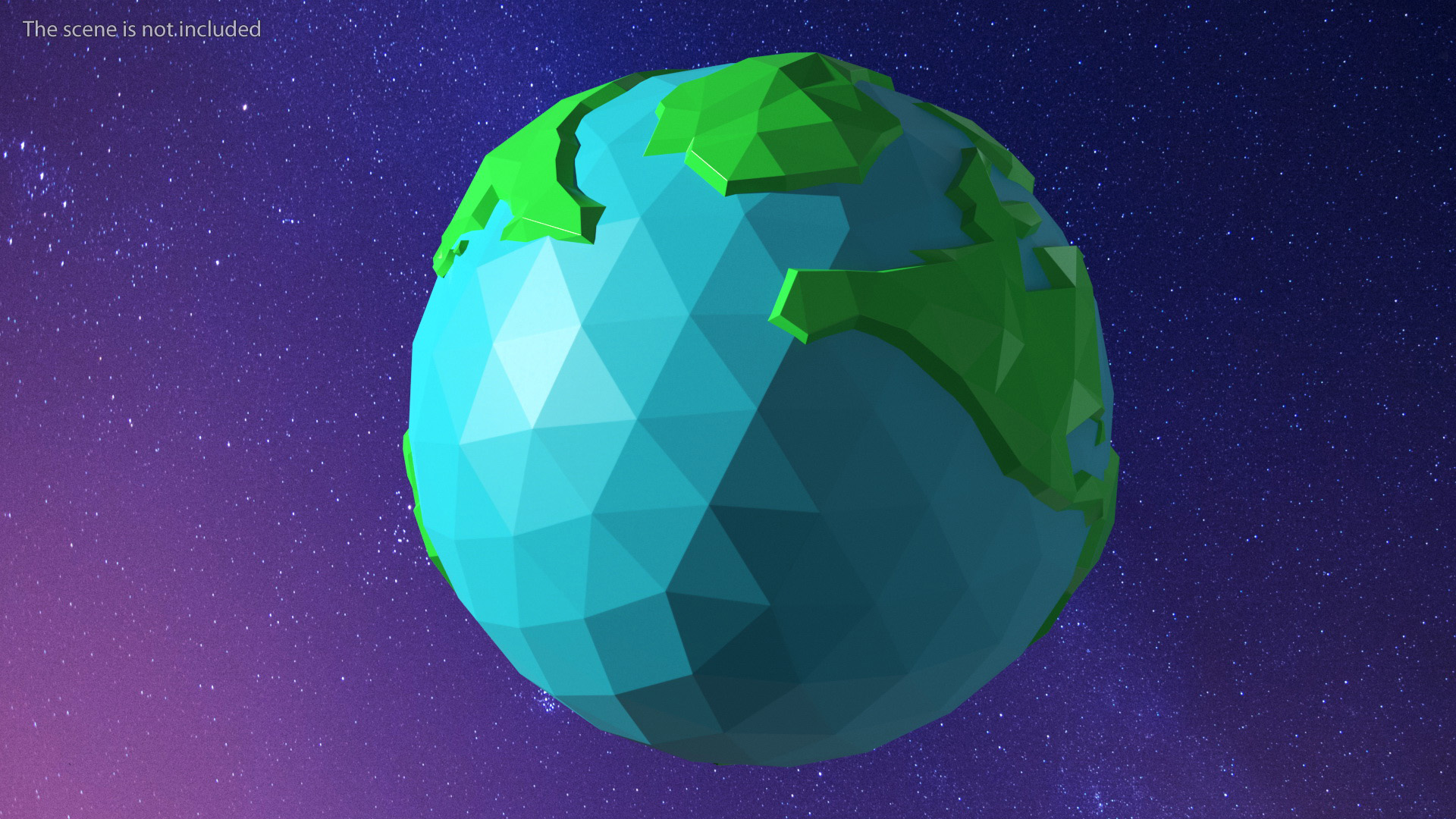 Cartoon Stylized Earth 3D