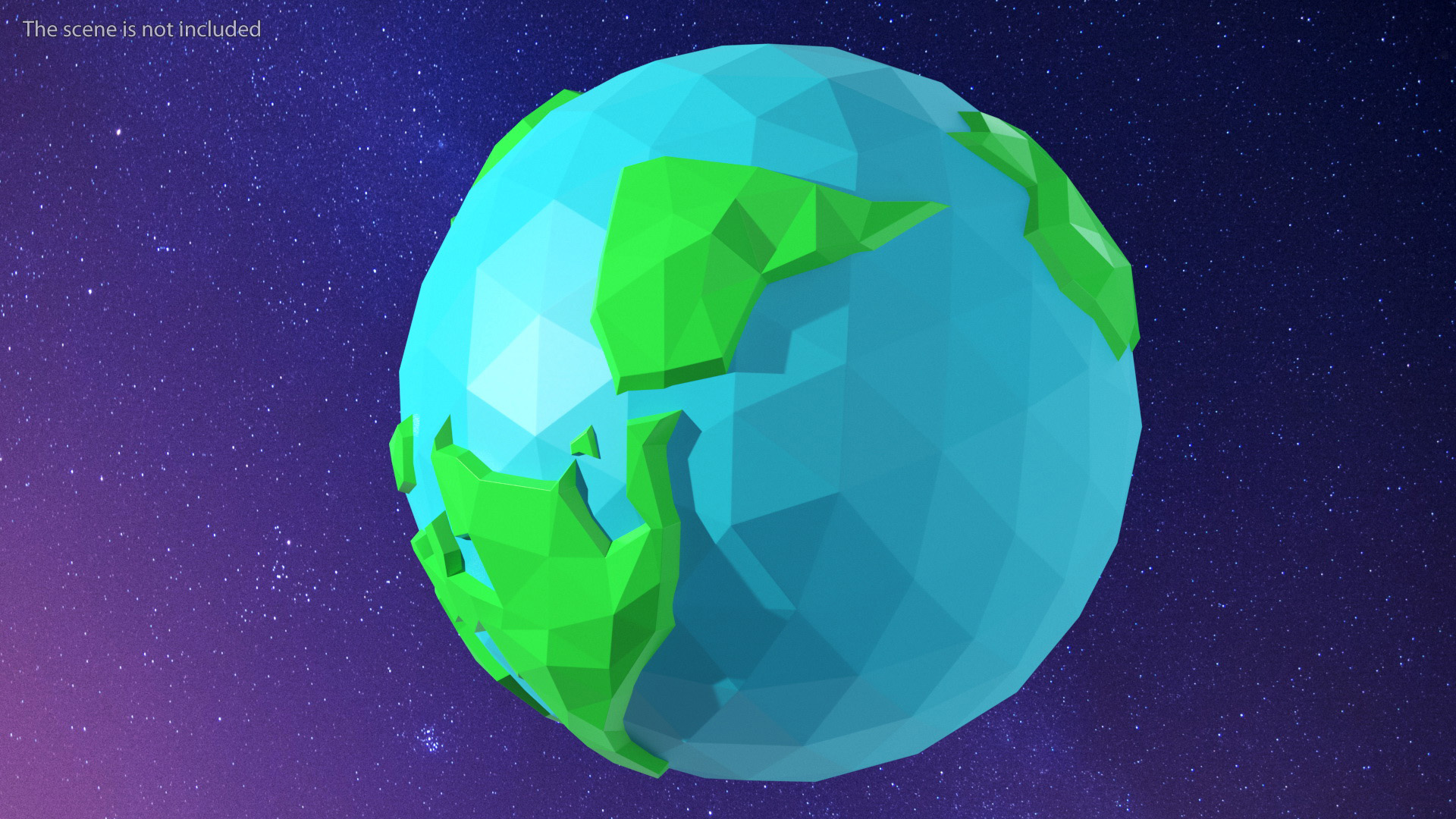 Cartoon Stylized Earth 3D