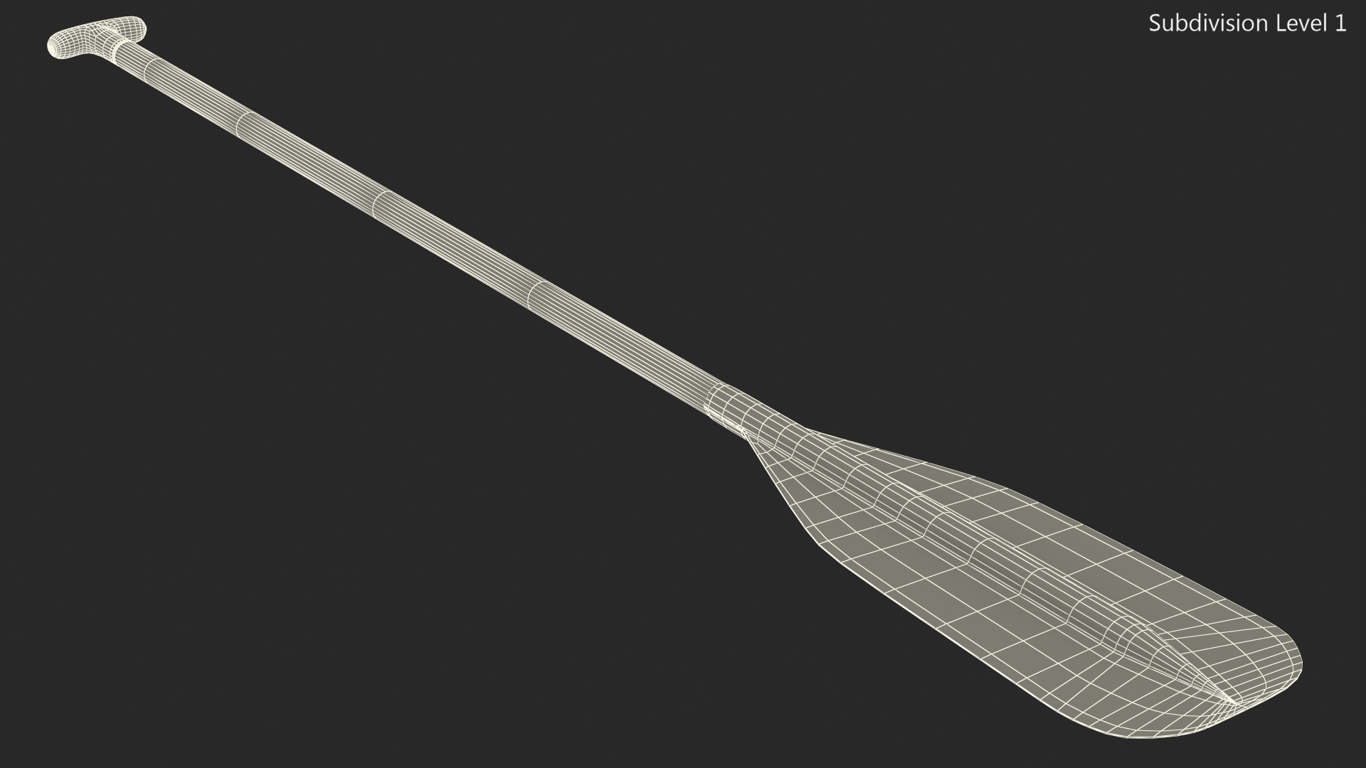 T-Grip Carlisle Standard Canoe Paddle 3D