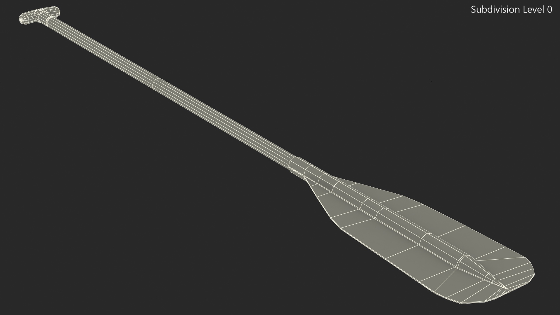 T-Grip Carlisle Standard Canoe Paddle 3D