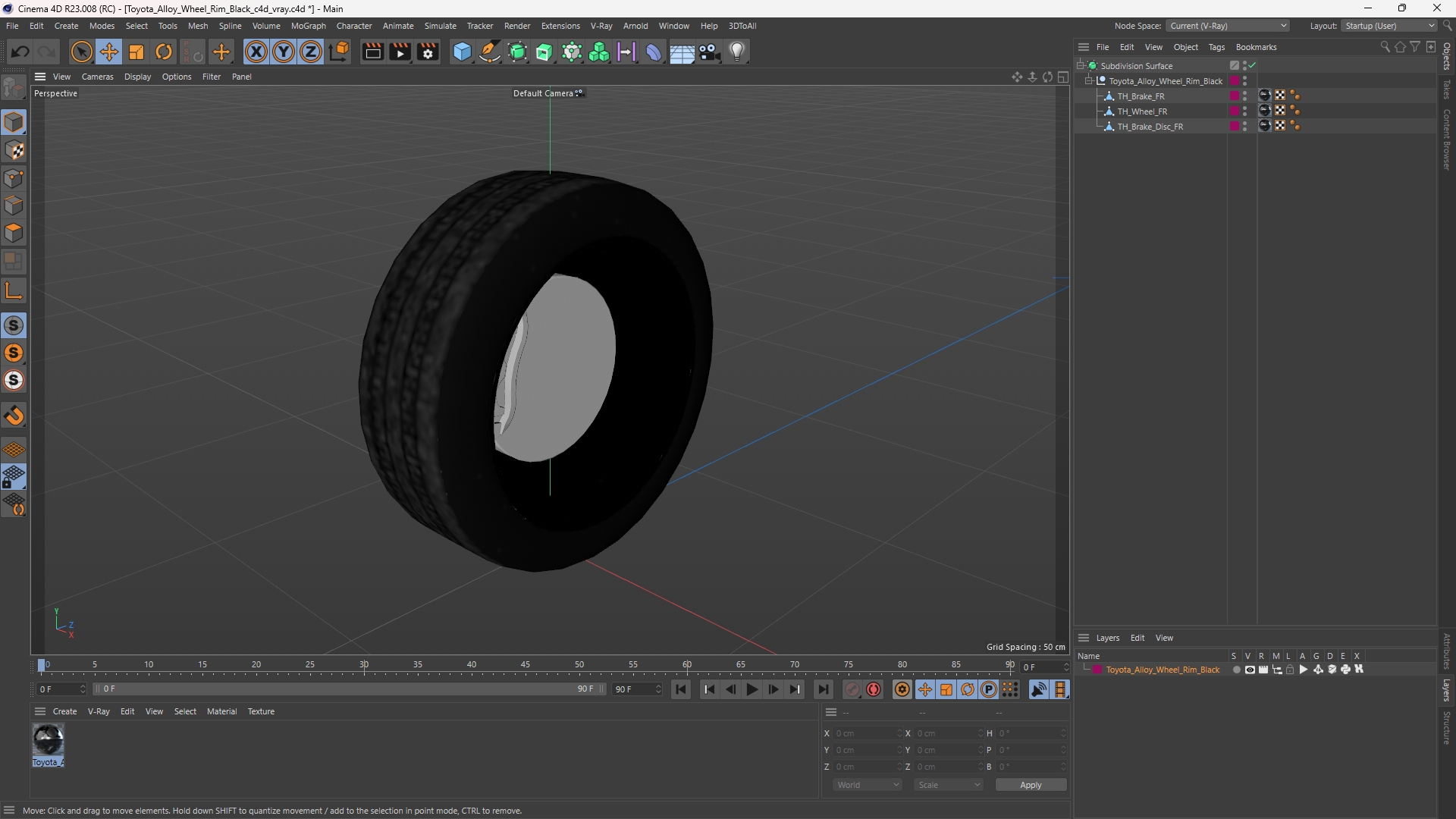 Toyota Alloy Wheel Rim Black - view 12