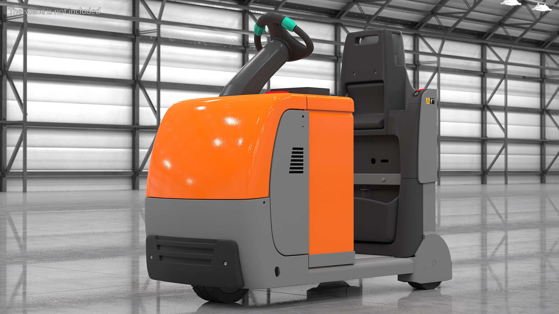 Industrial Tow Tractor 3D