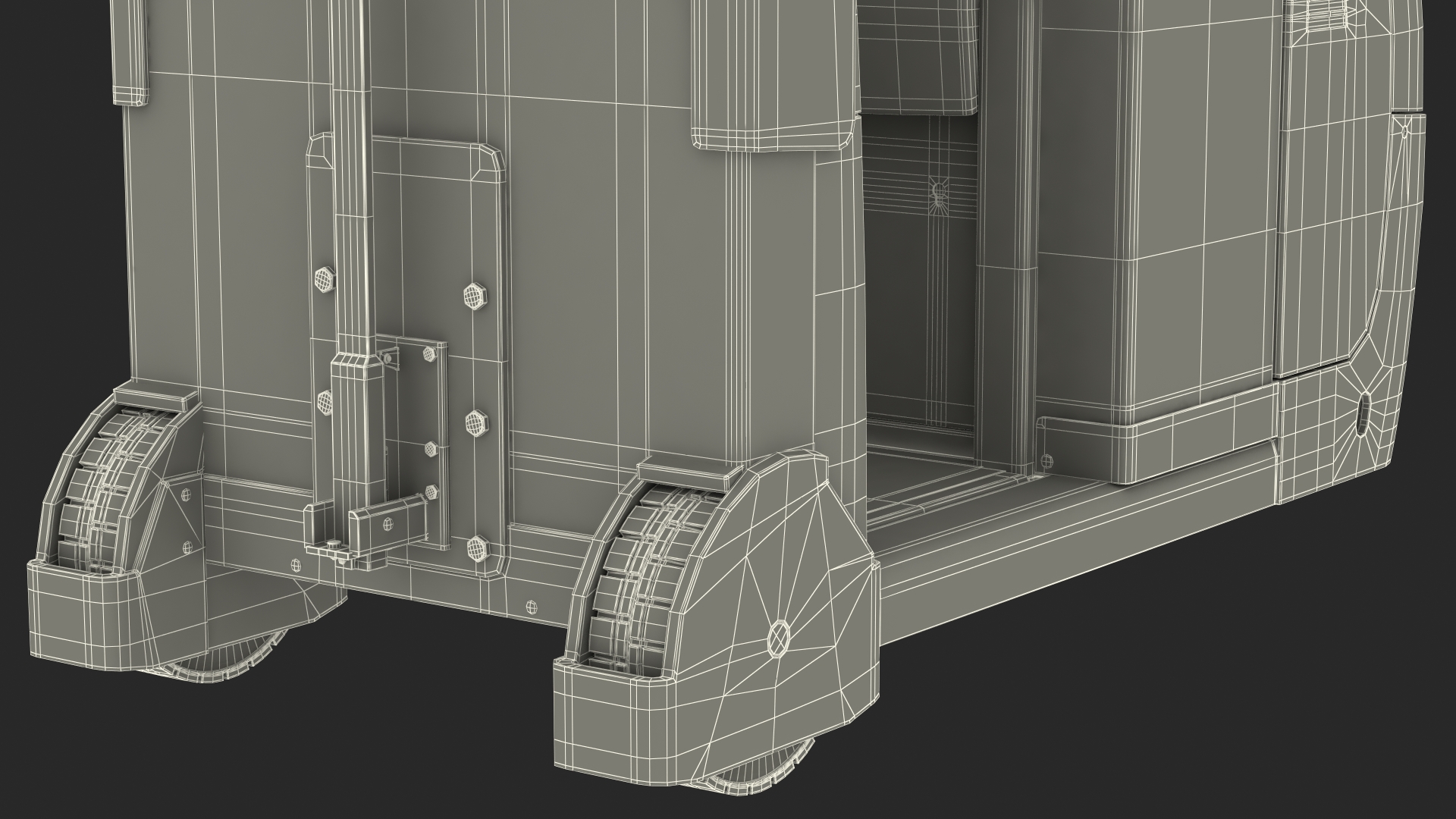 Industrial Tow Tractor 3D