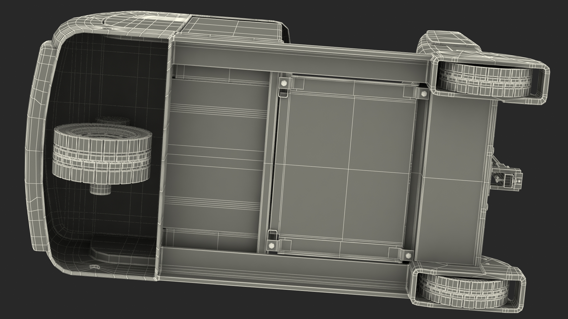Industrial Tow Tractor 3D