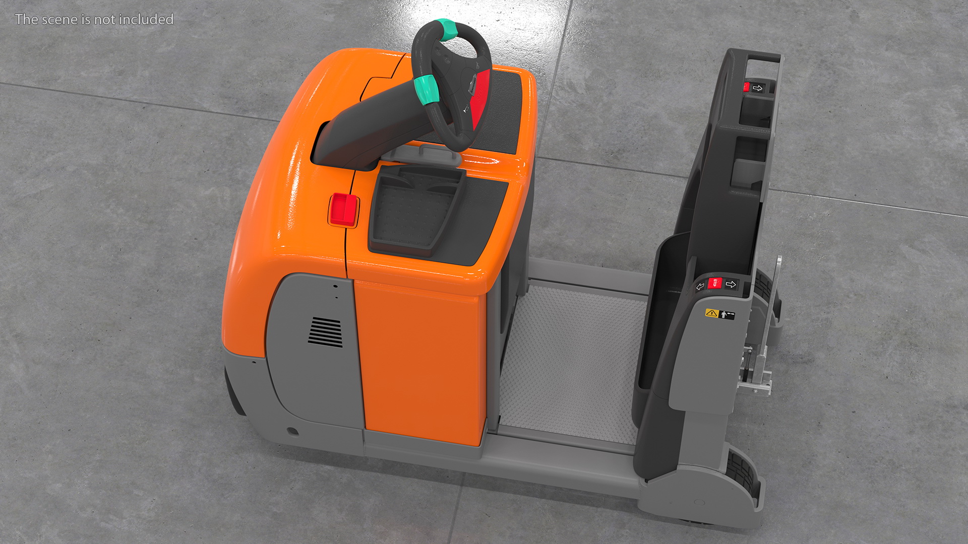 Industrial Tow Tractor 3D
