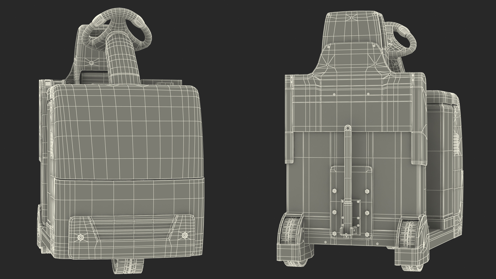 Industrial Tow Tractor 3D