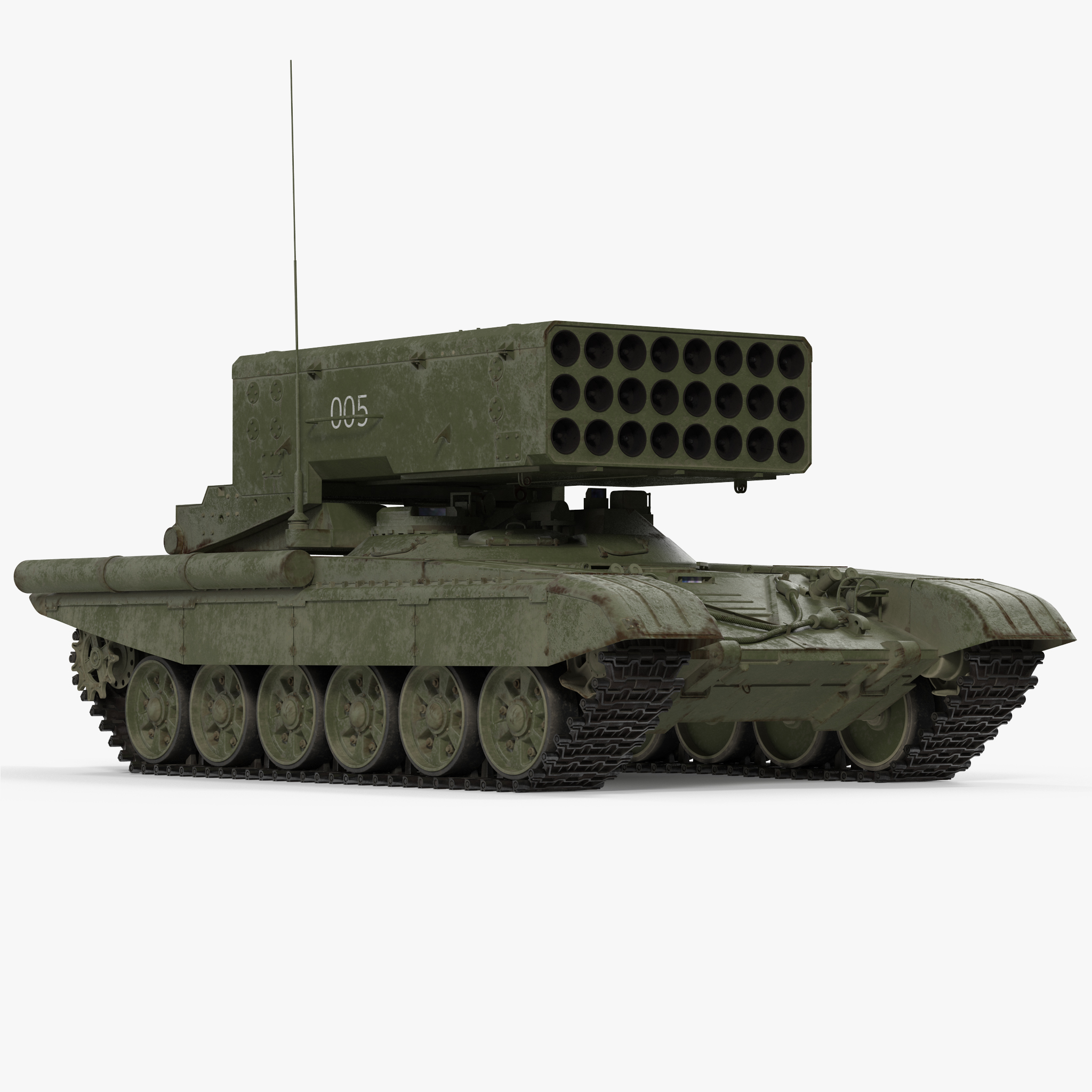 Russian Multiple Rocket Launcher TOS-1A, view 7