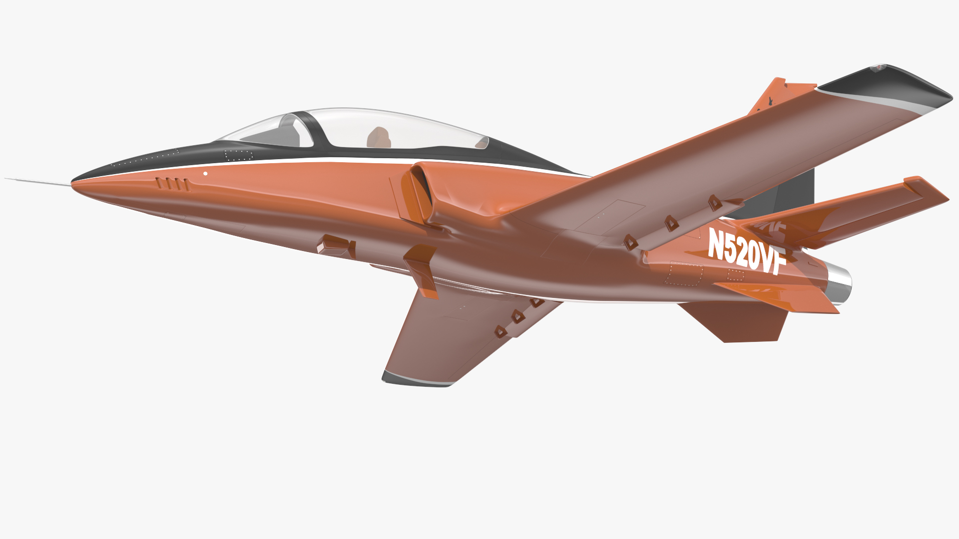 3D Single-Engine Sport Aircraft ViperJet Rigged for Maya model