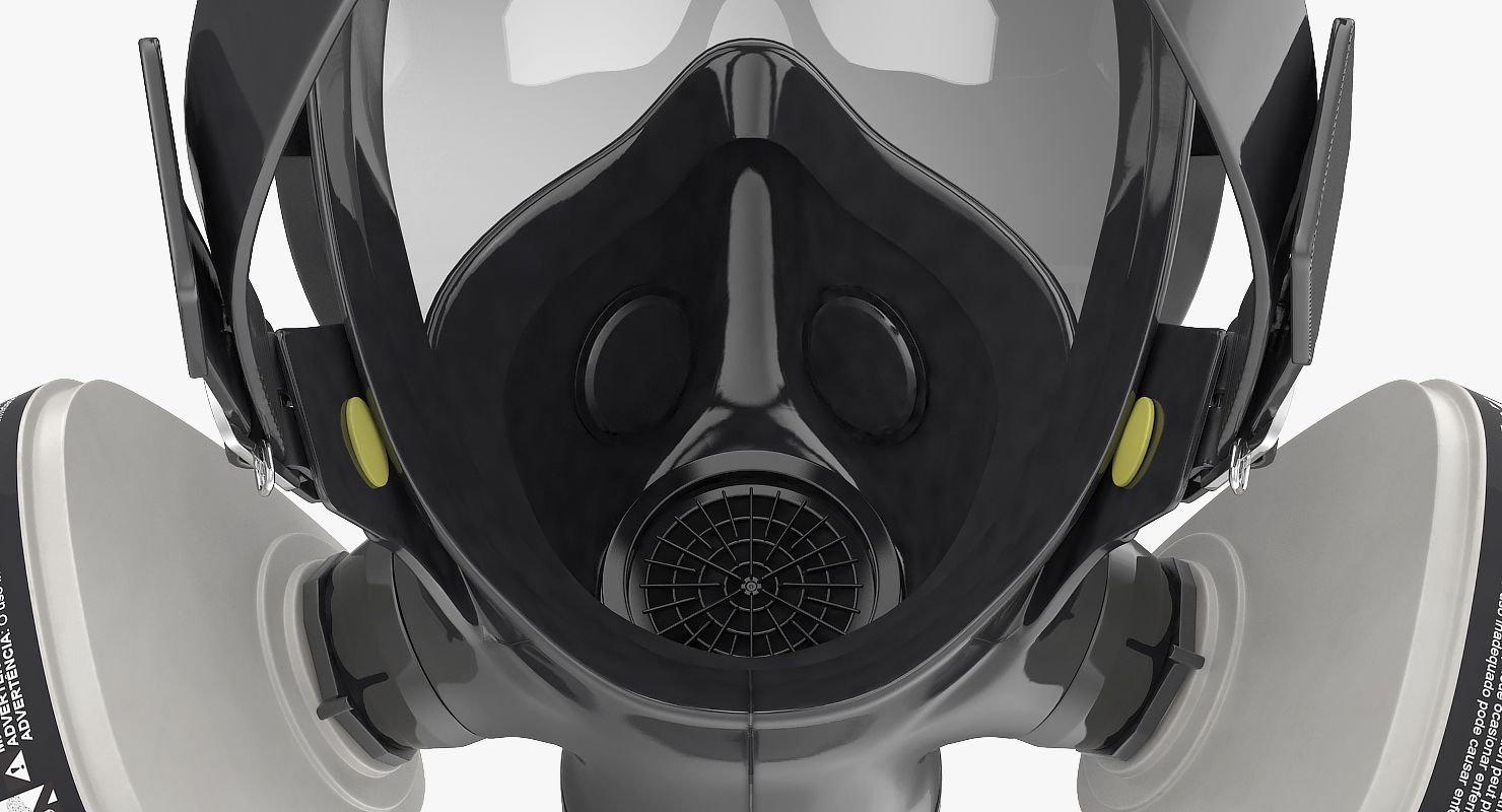 Safety Full Face Respirator 3D