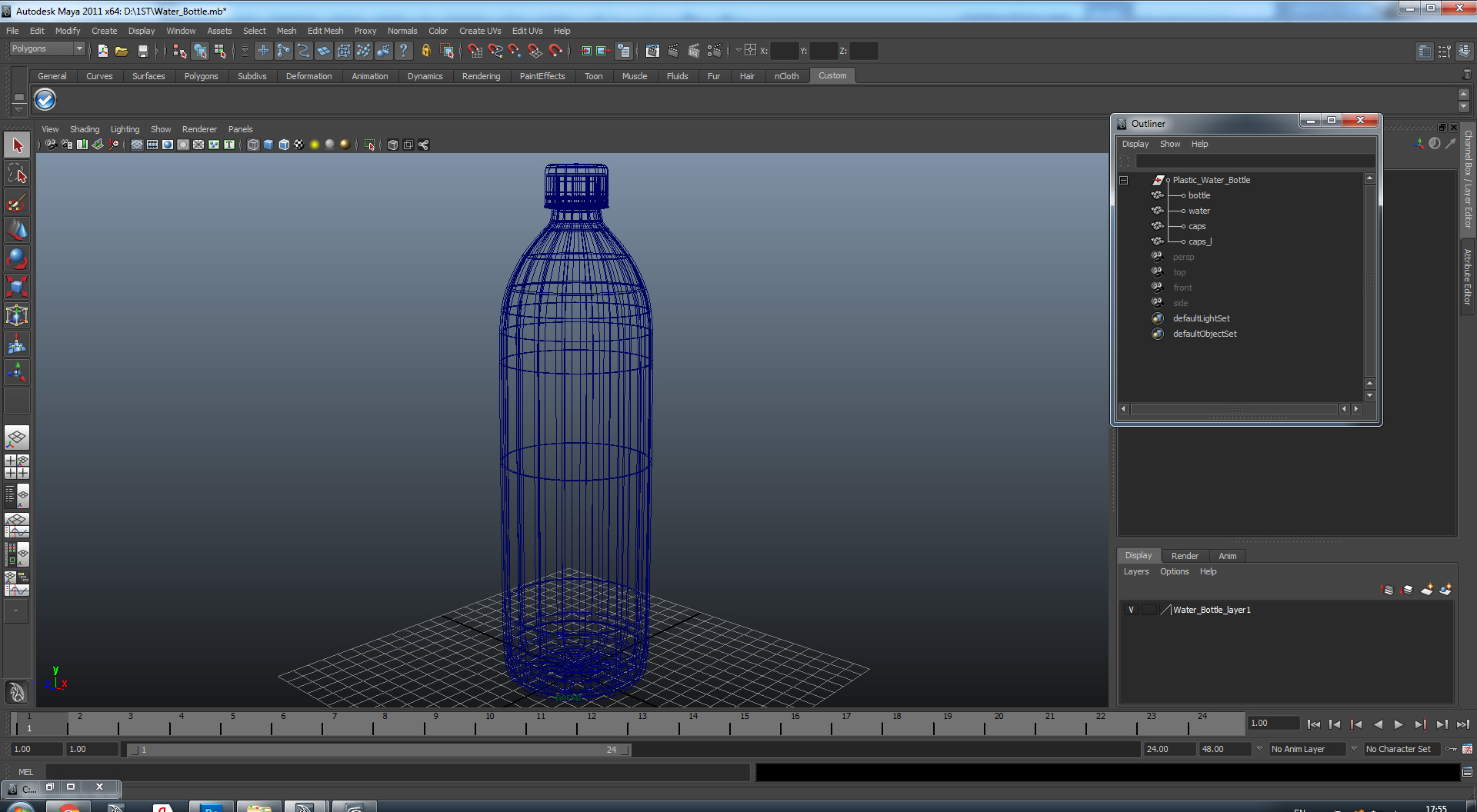 Water Bottle 3D
