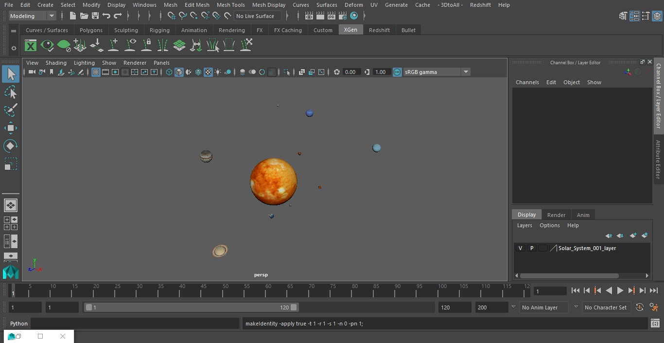 Solar System 3D