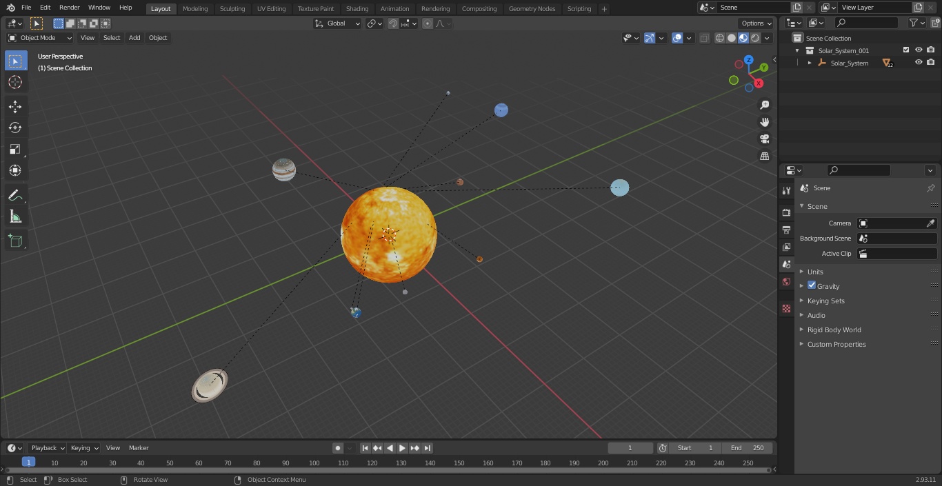 Solar System 3D