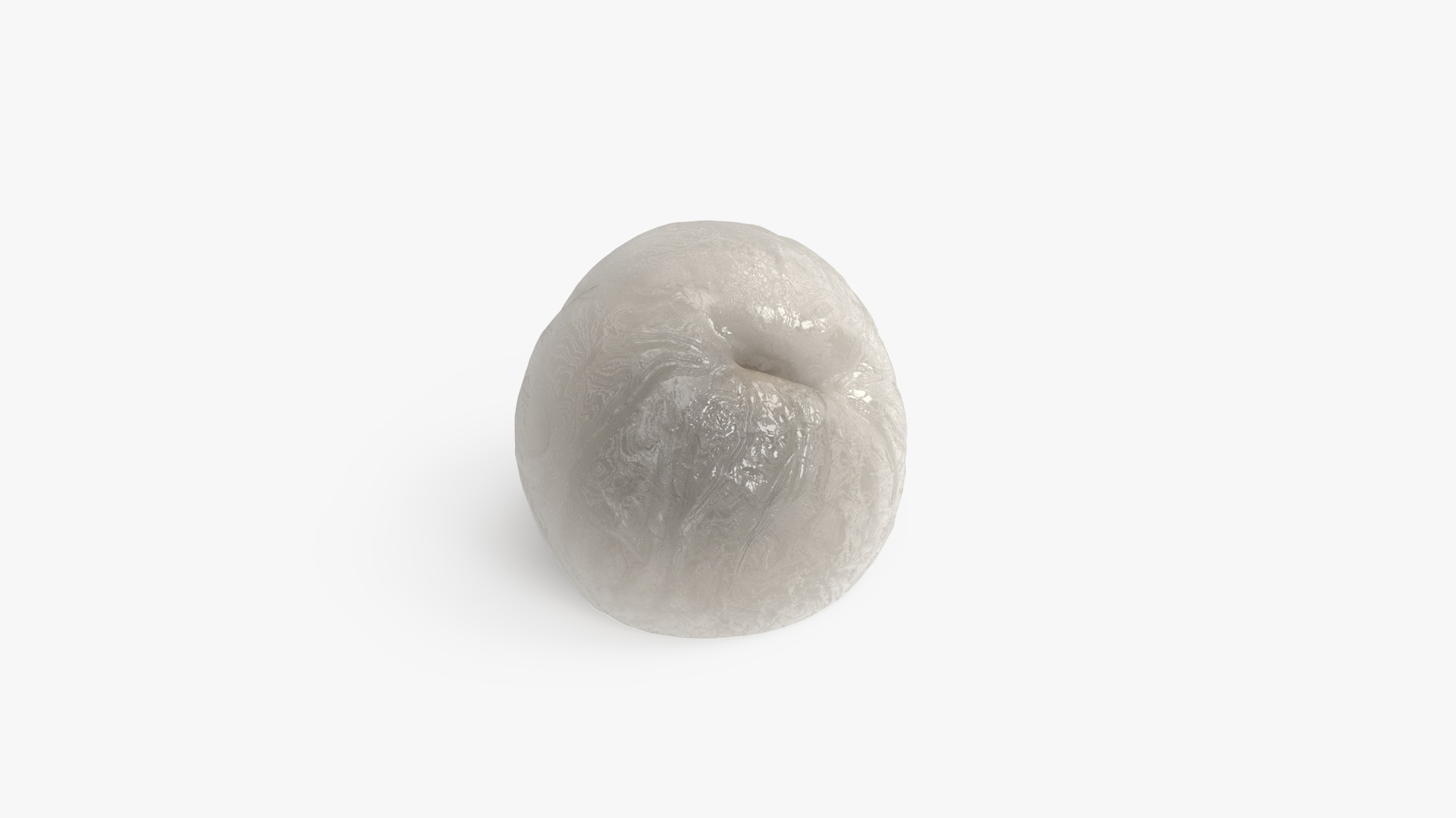 3D Peeled Longan model