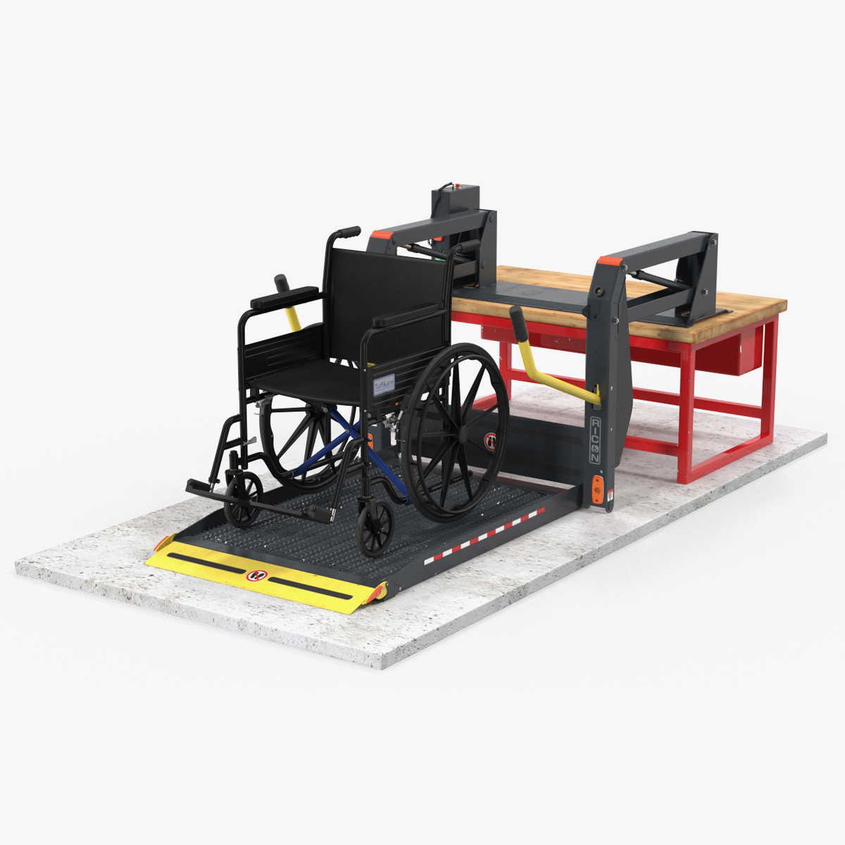 Hydraulic Lift Wheelchair, view 3