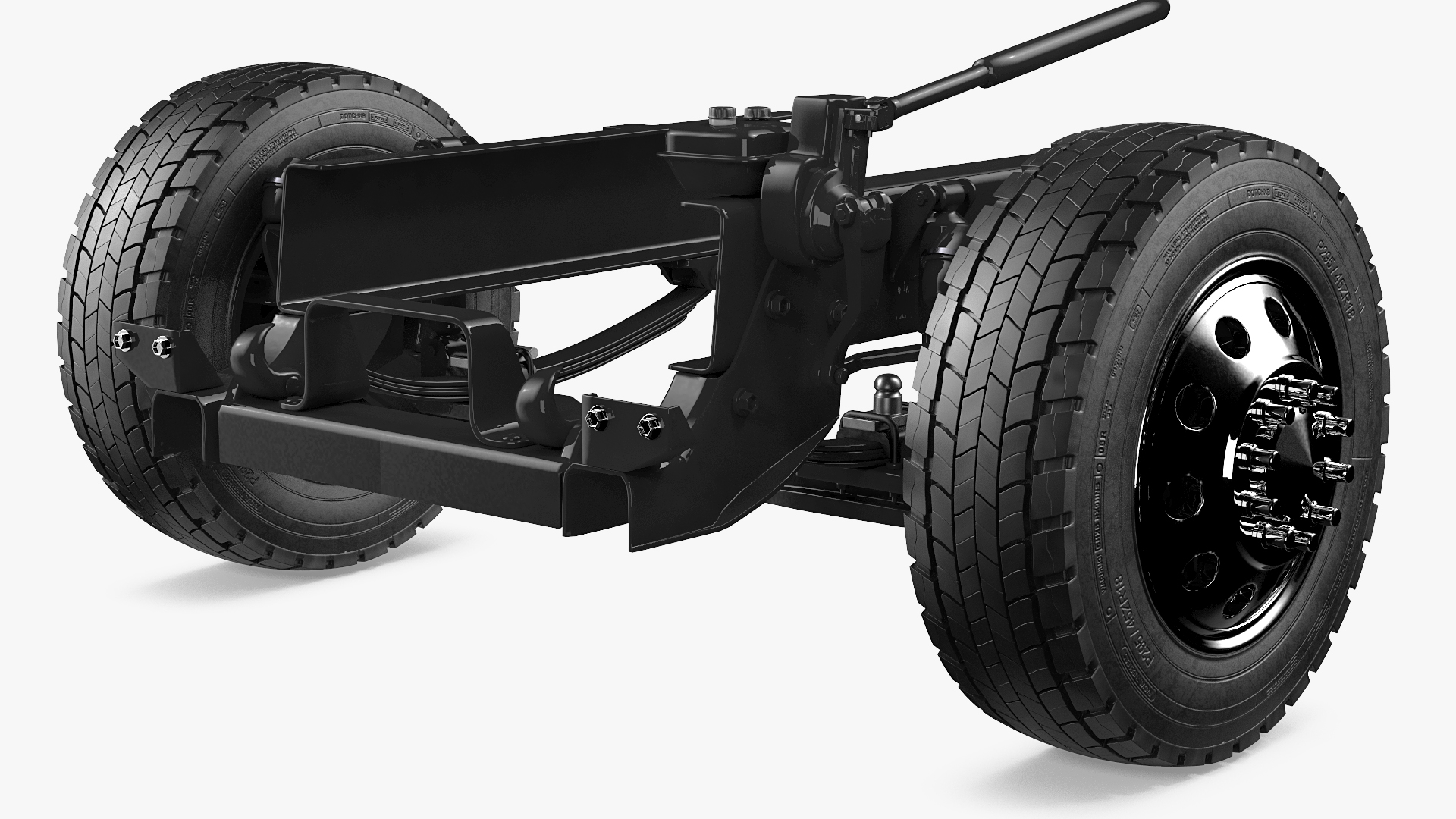 Heavy Duty Truck Chassis 3D model