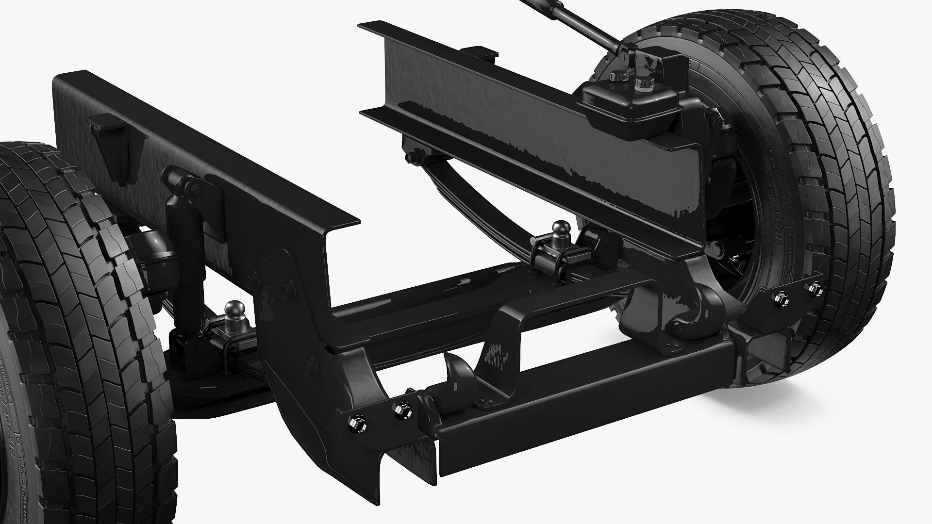 Heavy Duty Truck Chassis 3D model