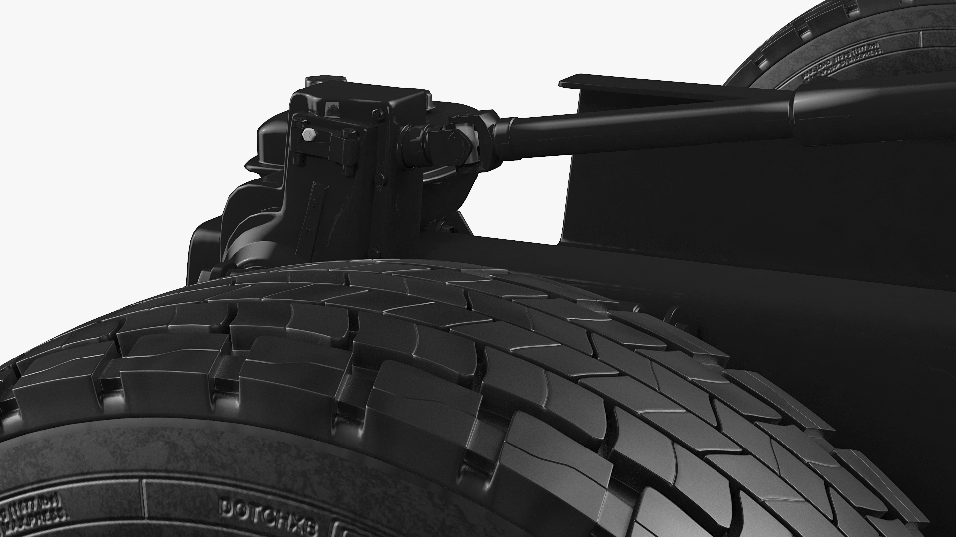 Heavy Duty Truck Chassis 3D model