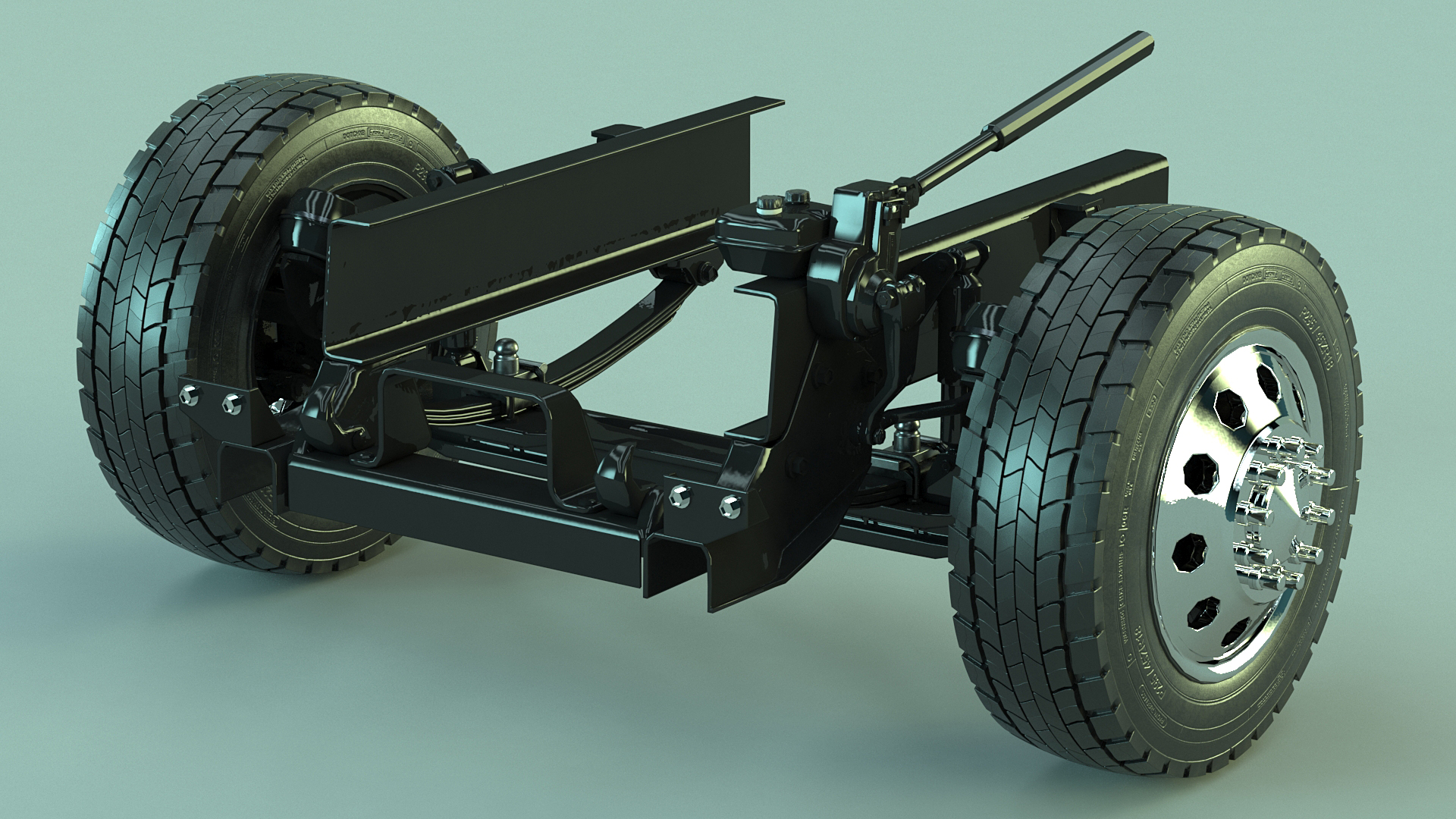 Heavy Duty Truck Chassis 3D model