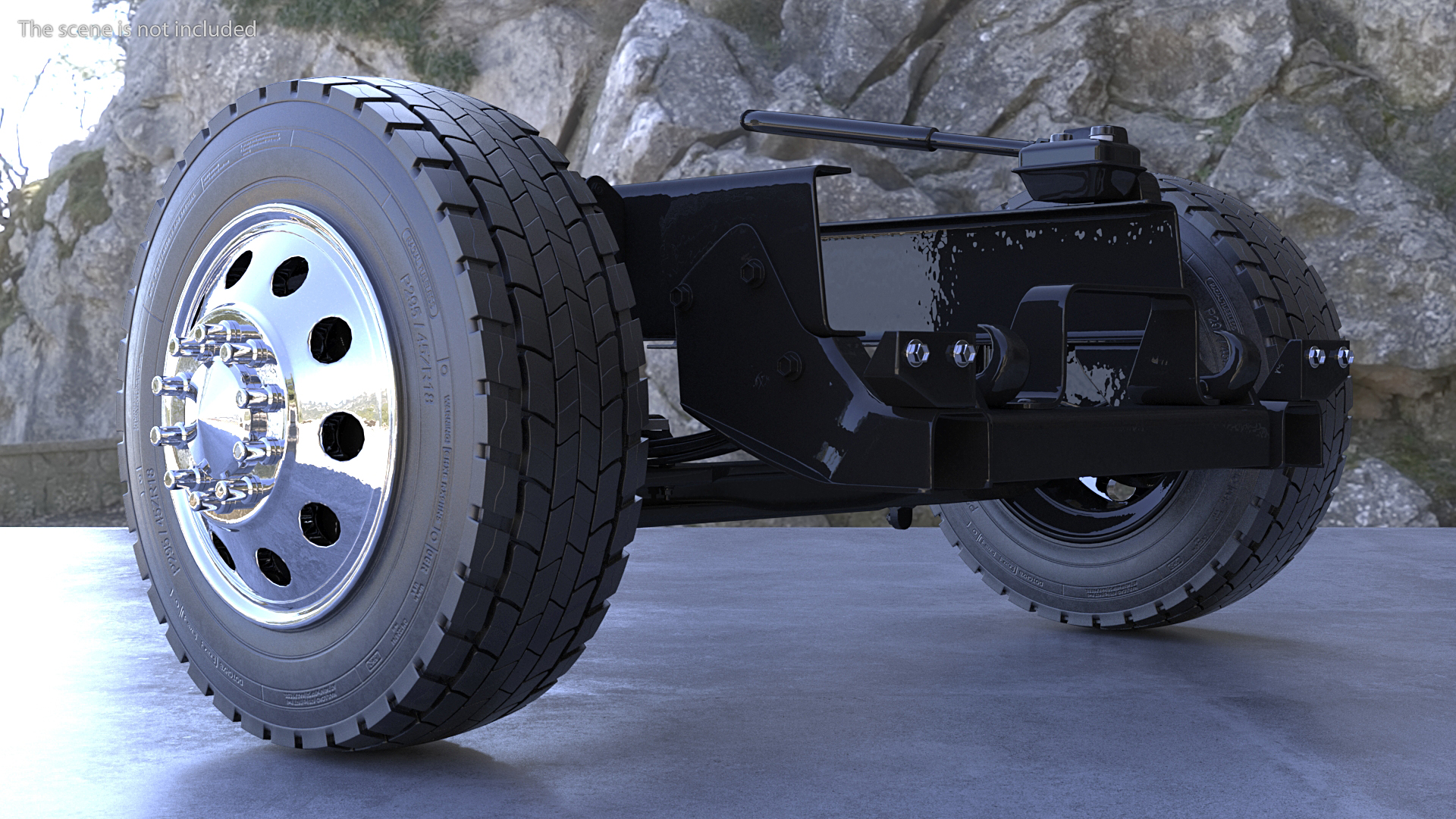 Heavy Duty Truck Chassis 3D model