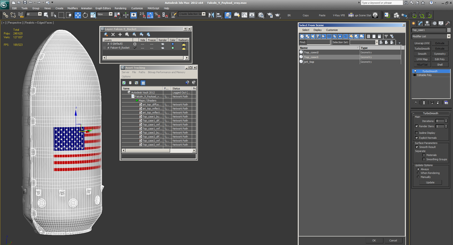 Falcoln 9 Payload 3D