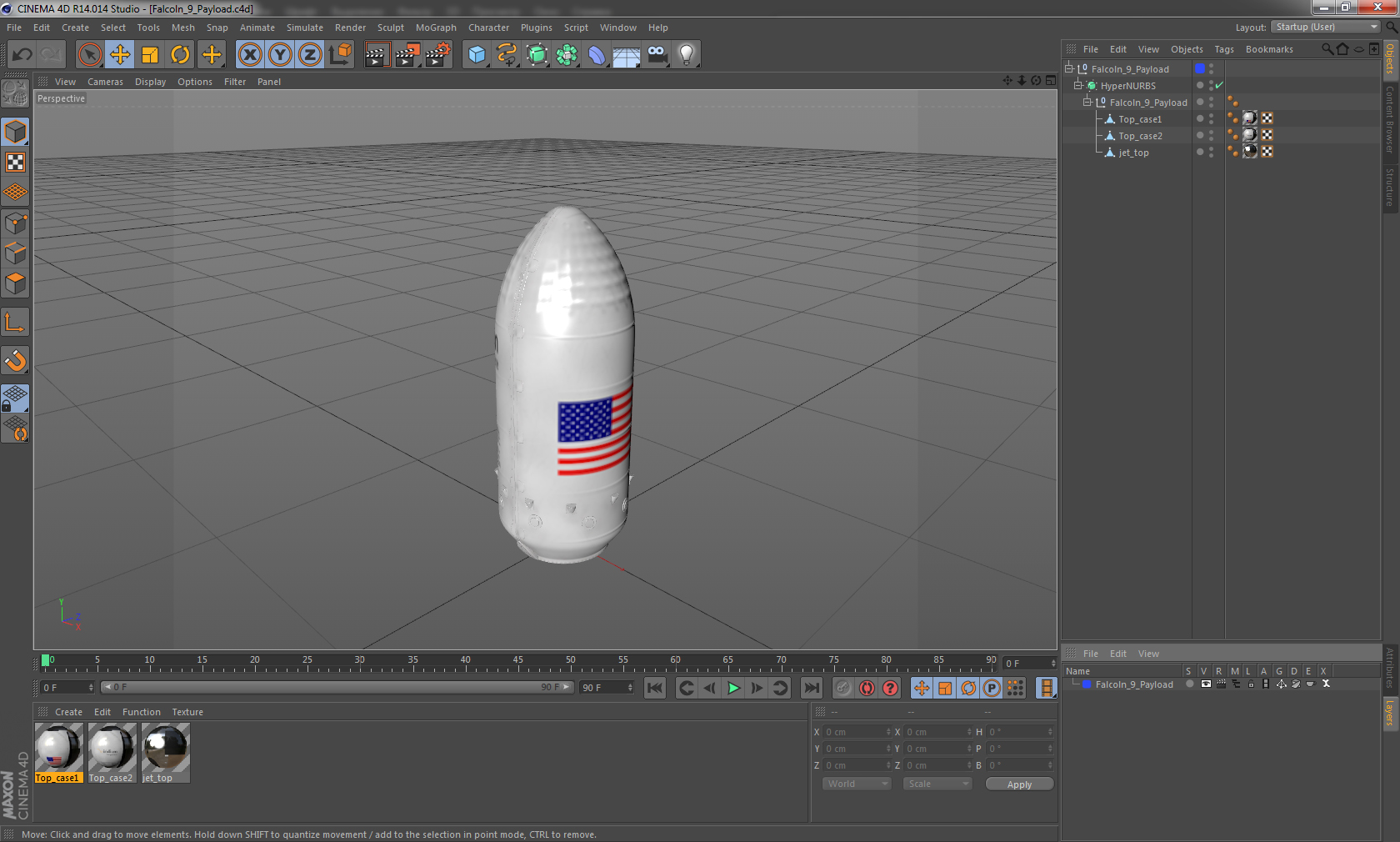 Falcoln 9 Payload 3D