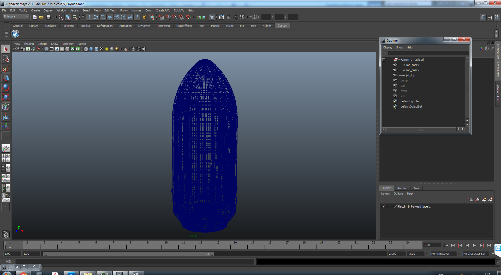 Falcoln 9 Payload 3D