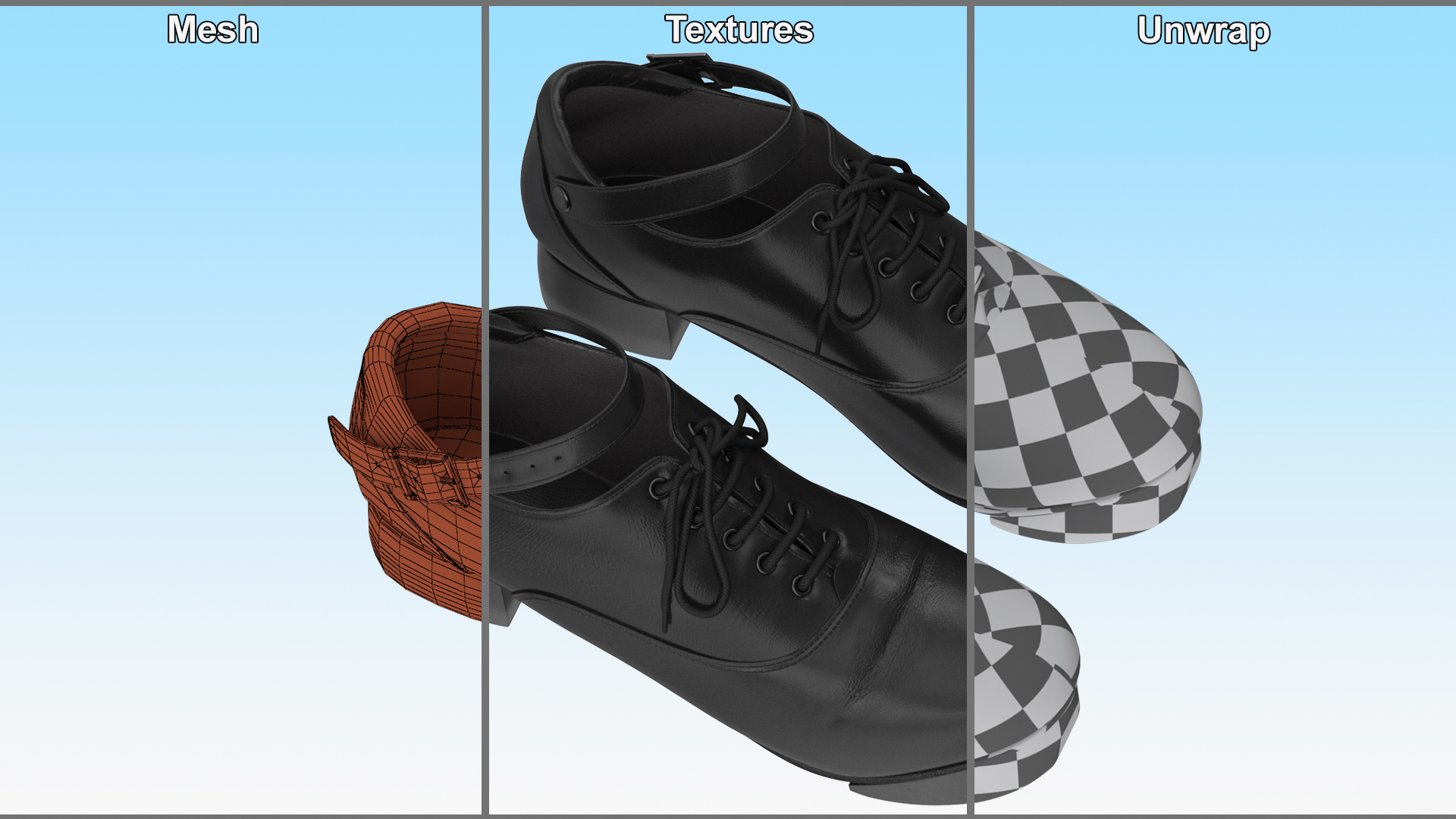 3D Irish Dance Jig Shoes