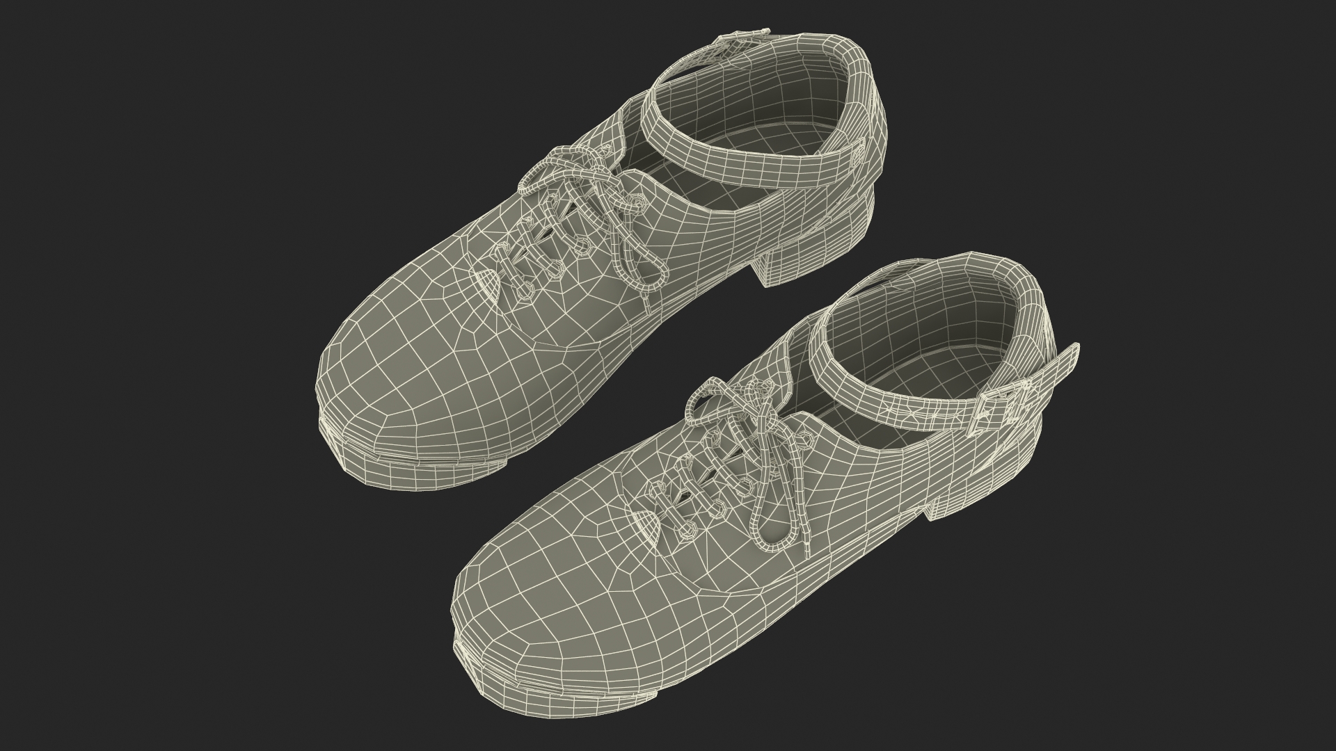 3D Irish Dance Jig Shoes