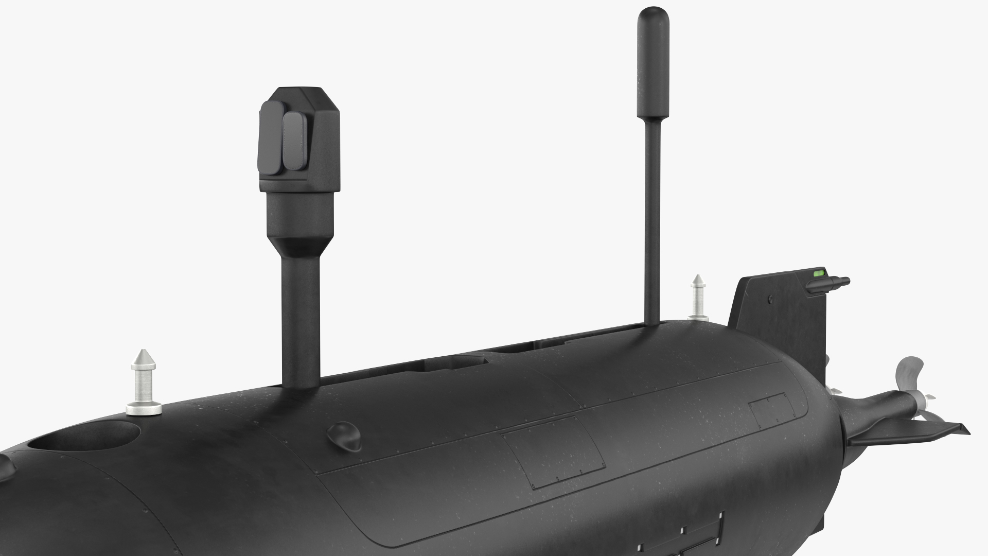 Submarine Drone Rigged 3D