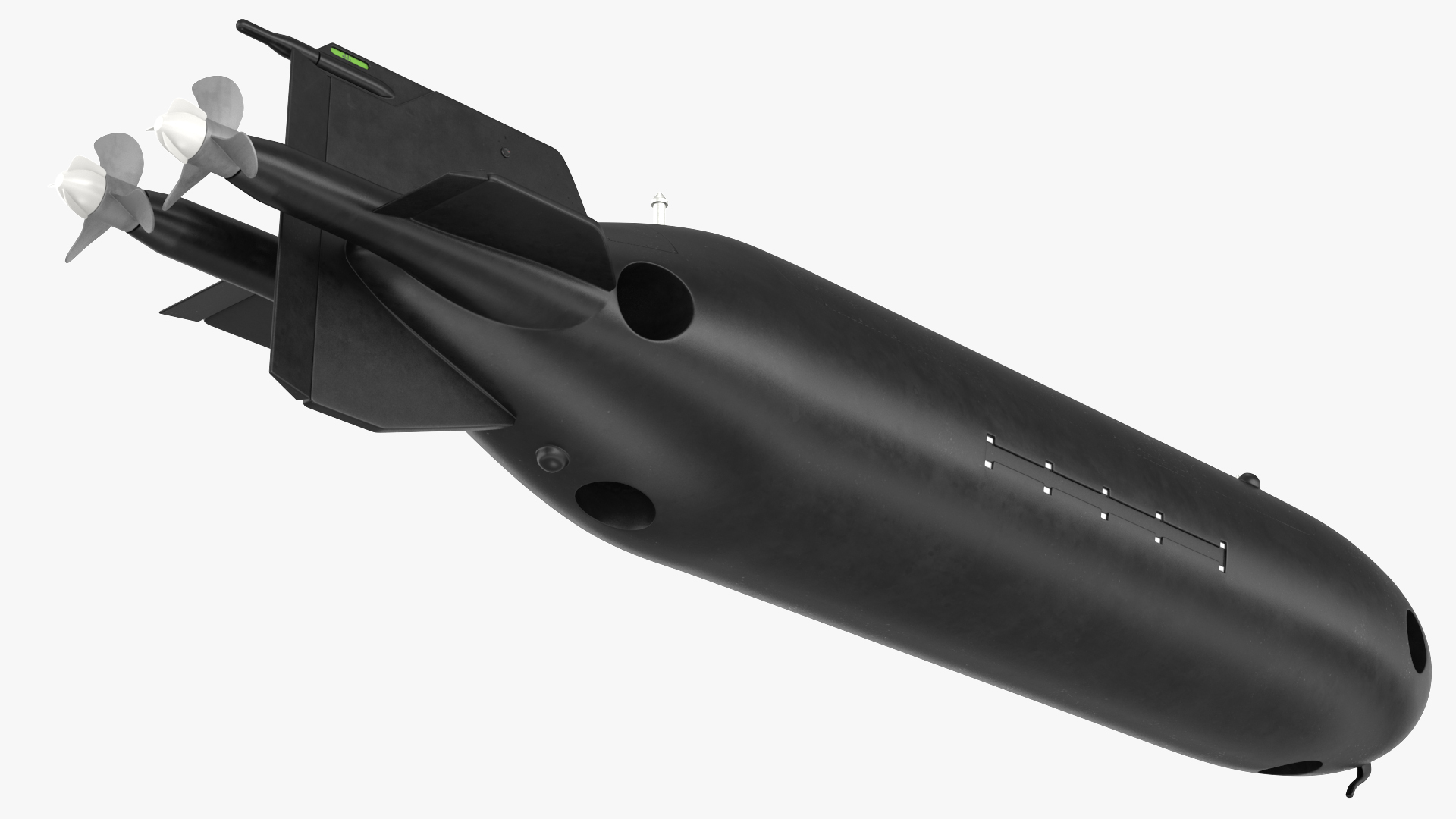 Submarine Drone Rigged 3D