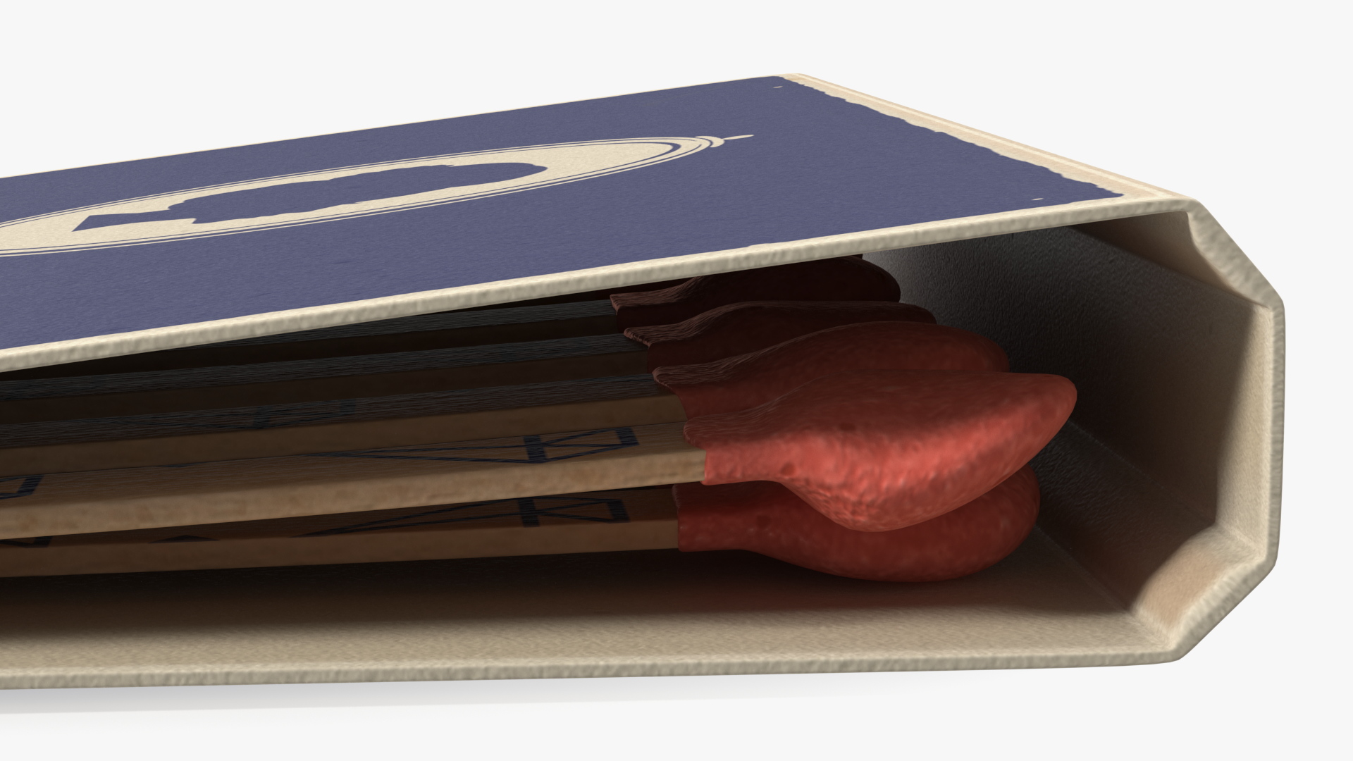 3D model MatchBook Vintage Cover Closed