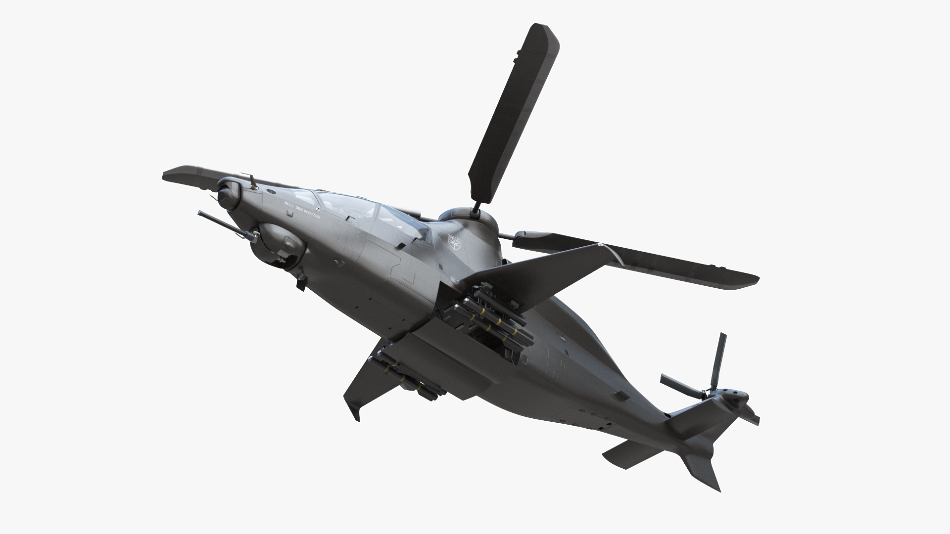 3D Bell 360 Invictus Helicopter model