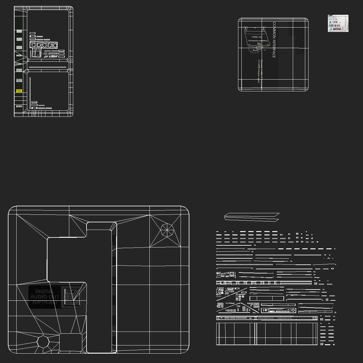 3D Modern Flat Screen Samsung