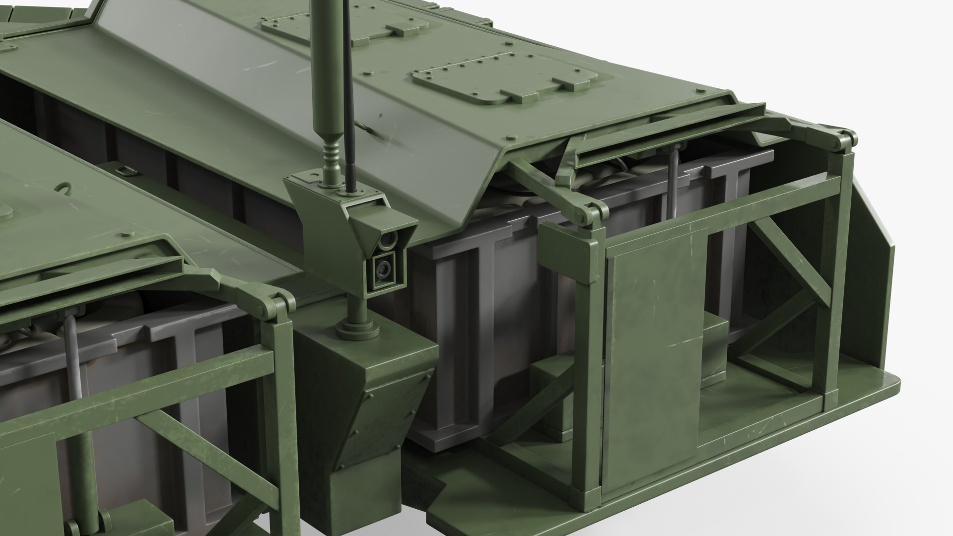 M1150 Engineer Tank Turret with Machine Gun, view 6