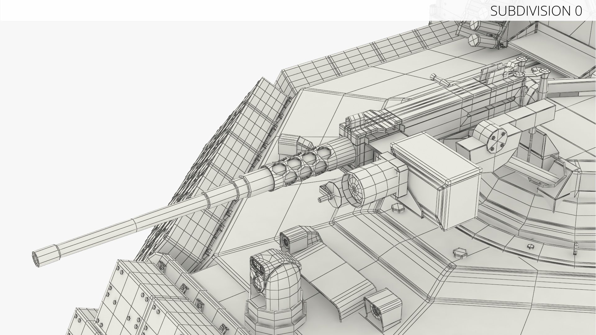 M1150 Engineer Tank Turret with Machine Gun, view 11