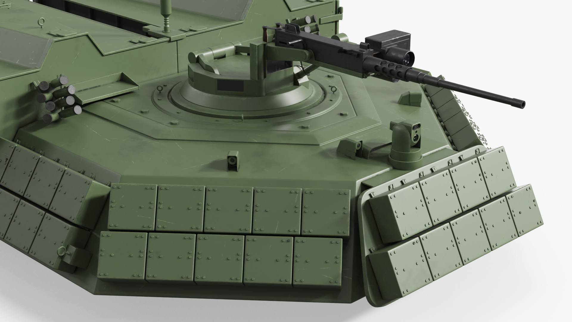 M1150 Engineer Tank Turret with Machine Gun, view 5
