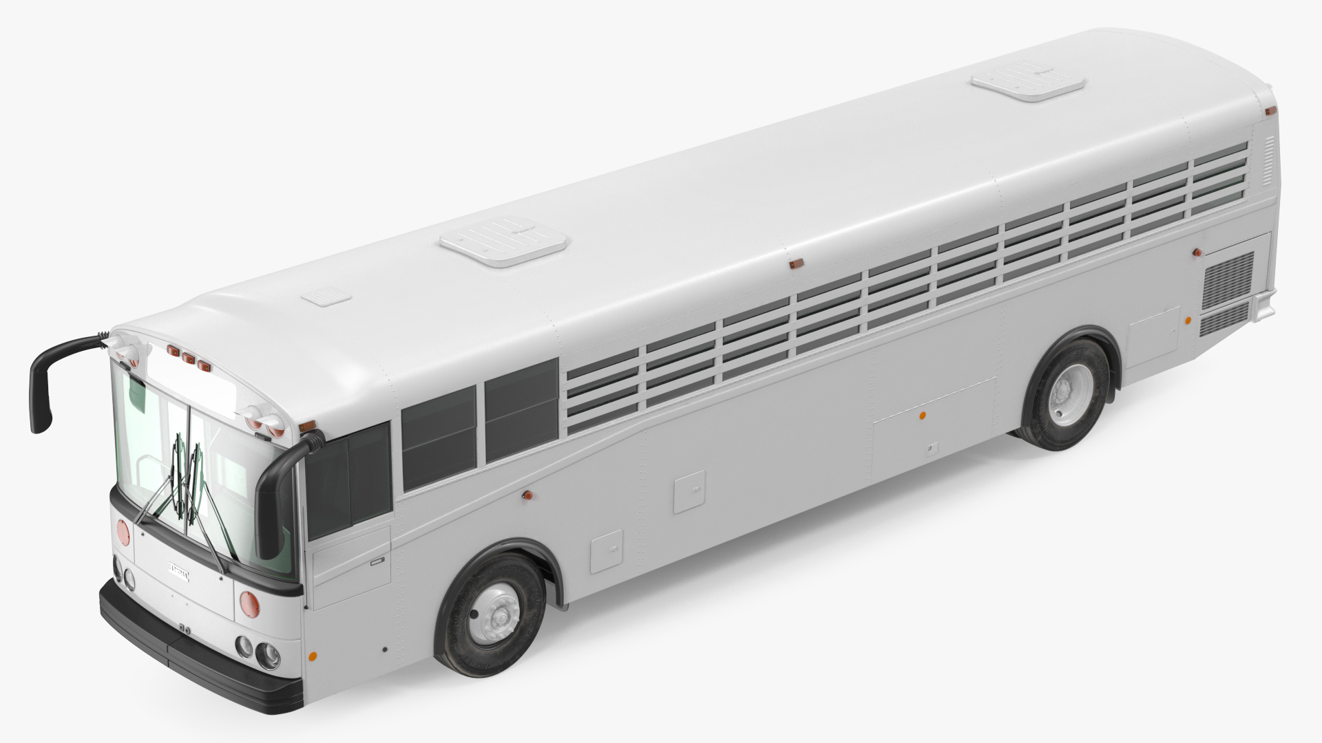3D Thomas Saf T Liner Prison Bus Exterior Only model