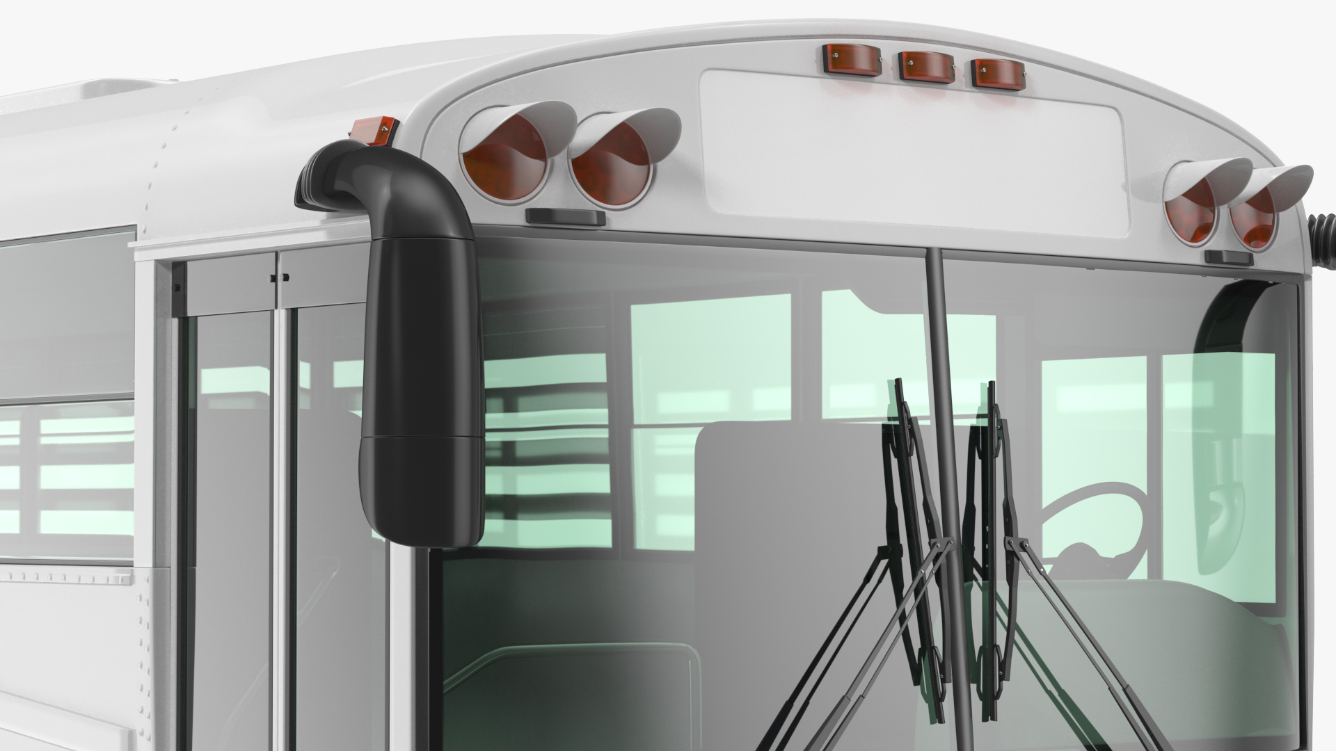 3D Thomas Saf T Liner Prison Bus Exterior Only model