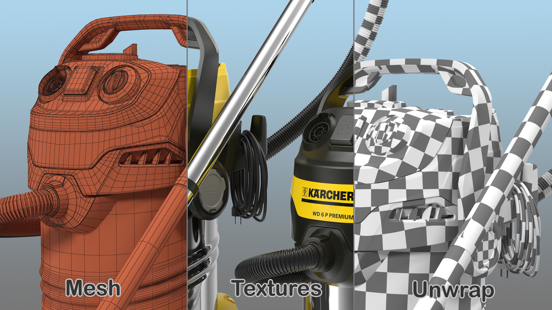 3D model Multi-Purpose Vacuum Cleaner Karcher WD6
