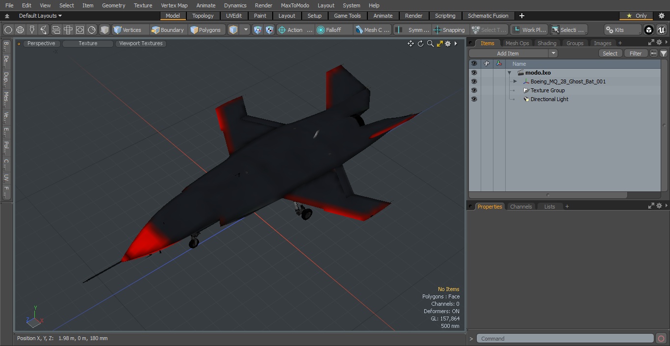 Boeing MQ-28 Ghost Bat 3D