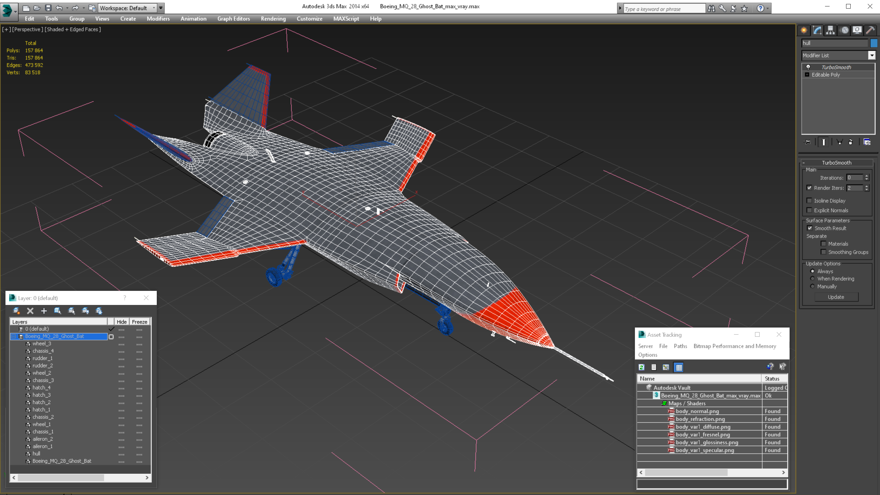 Boeing MQ-28 Ghost Bat 3D